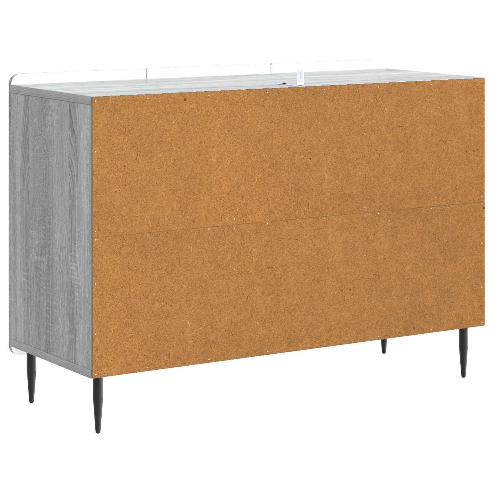 Dressoir met lade Grijs sonoma 89 x 34,5 x 62 cm Bewerkt hout is nu te koop bij PeponiXL, paradijselijk wonen!