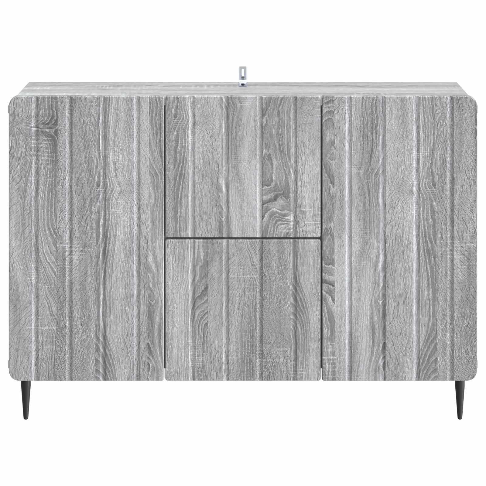 Dressoir met lade Grijs sonoma 89 x 34,5 x 62 cm Bewerkt hout is nu te koop bij PeponiXL, paradijselijk wonen!
