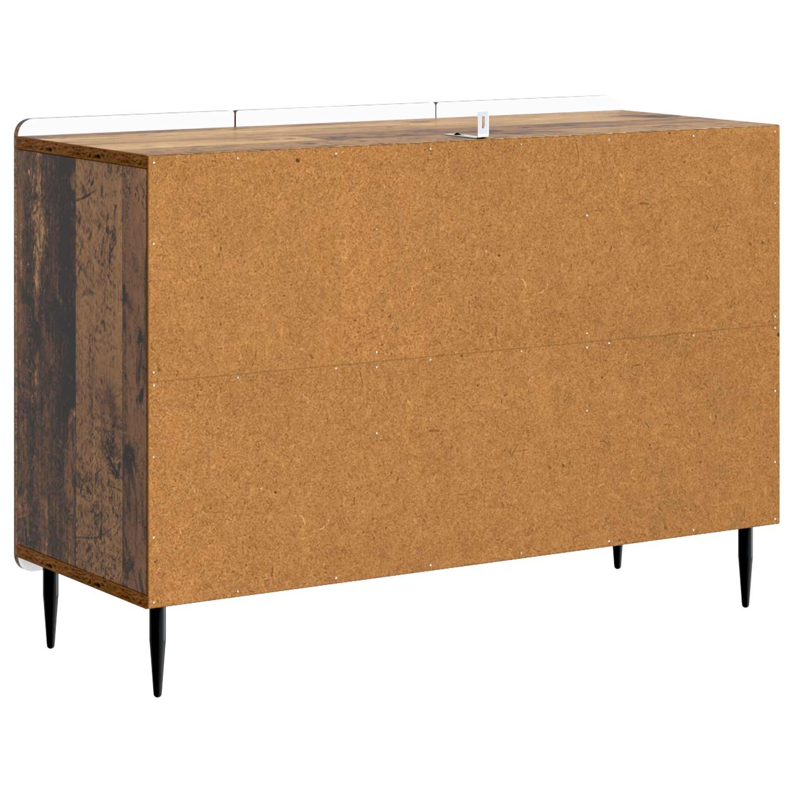 Dressoir met lade Oud hout 89 x 34,5 x 62 cm Bewerkt hout is nu te koop bij PeponiXL, paradijselijk wonen!