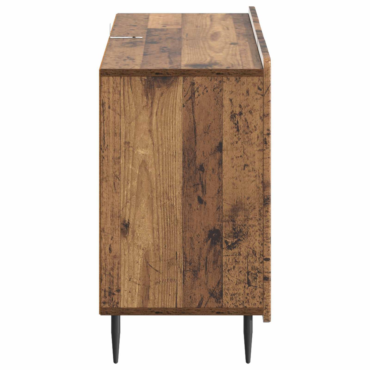 Dressoir met lade Oud hout 89 x 34,5 x 62 cm Bewerkt hout is nu te koop bij PeponiXL, paradijselijk wonen!