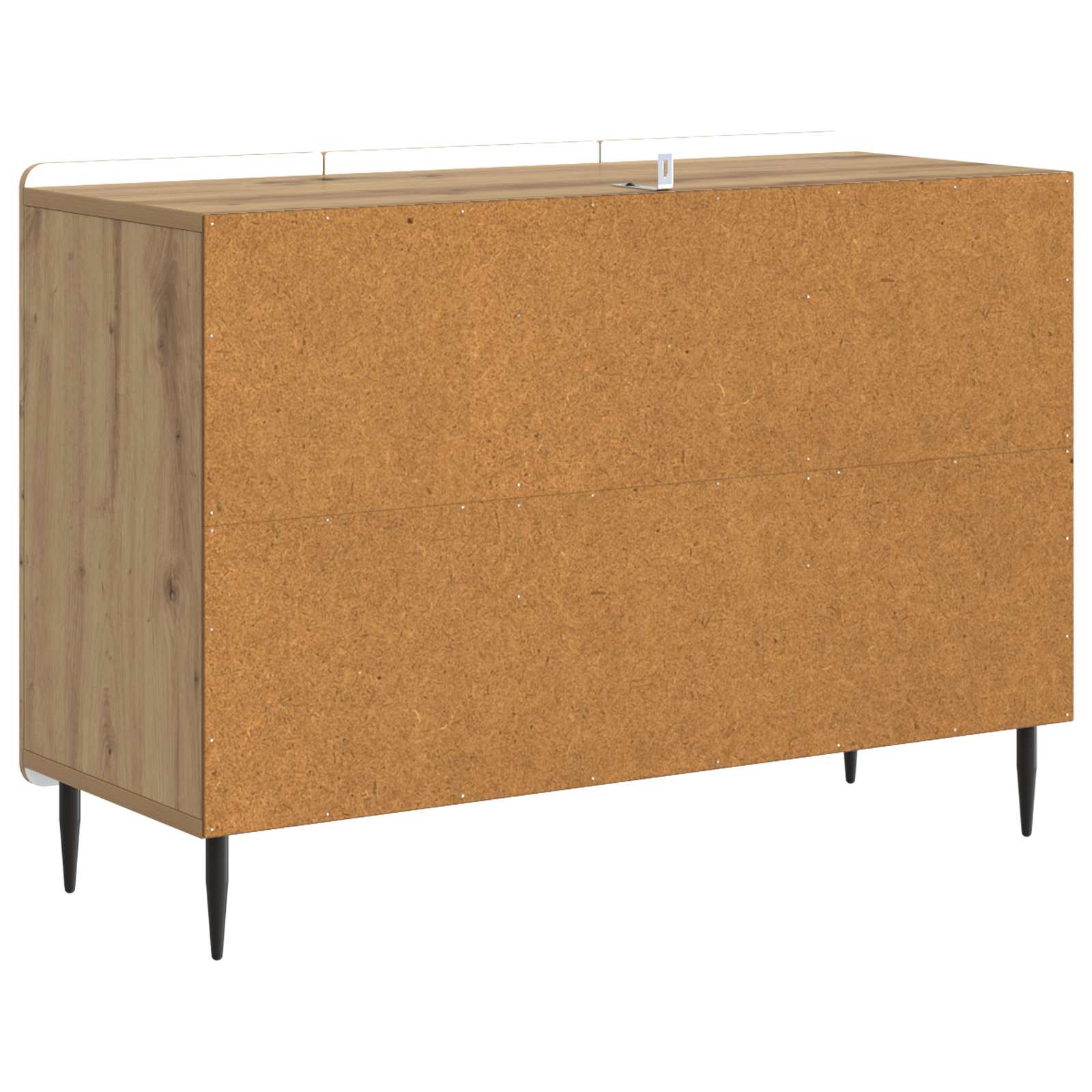 Dressoir Artisanaal eiken 89 x 34,5 x 62 cm Bewerkt hout is nu te koop bij PeponiXL, paradijselijk wonen!