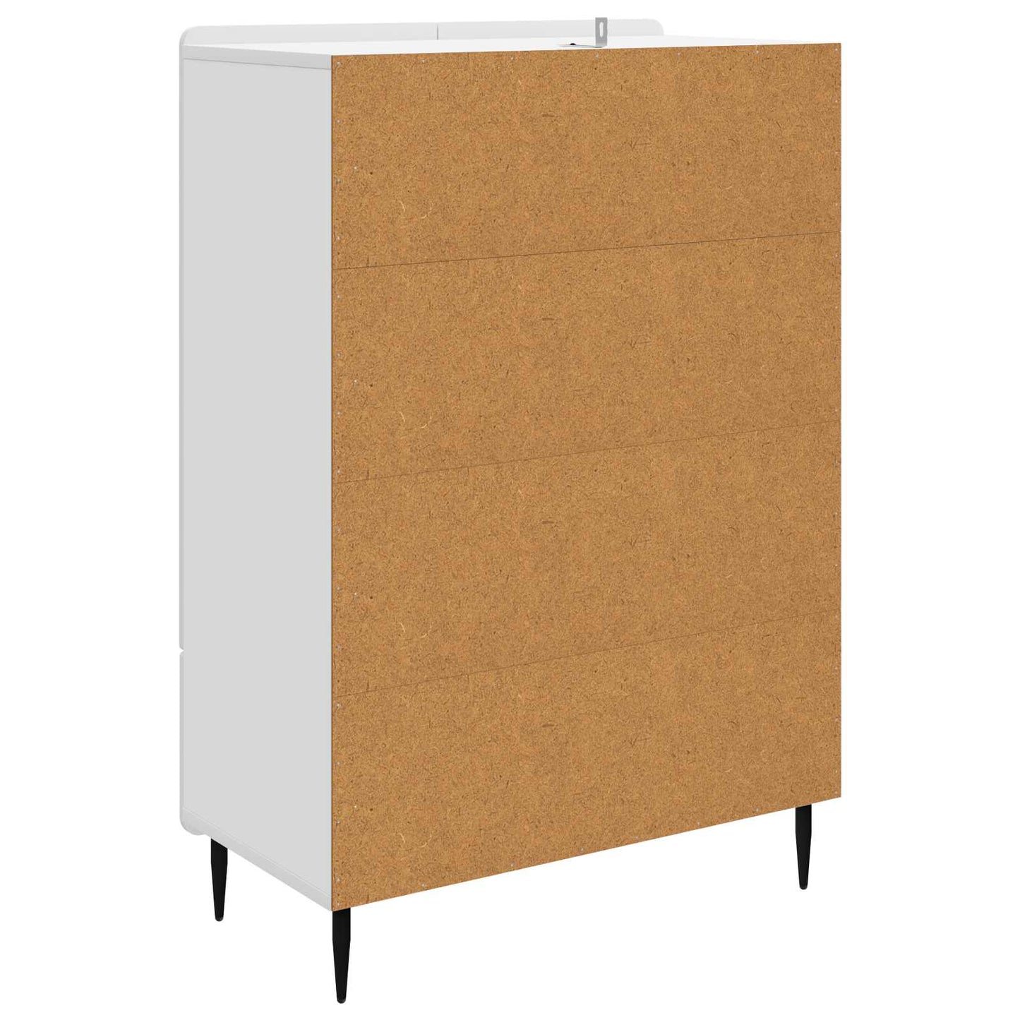 Dressoir Wit 66 x 34,5 x 97 cm Bewerkt hout is nu te koop bij PeponiXL, paradijselijk wonen!