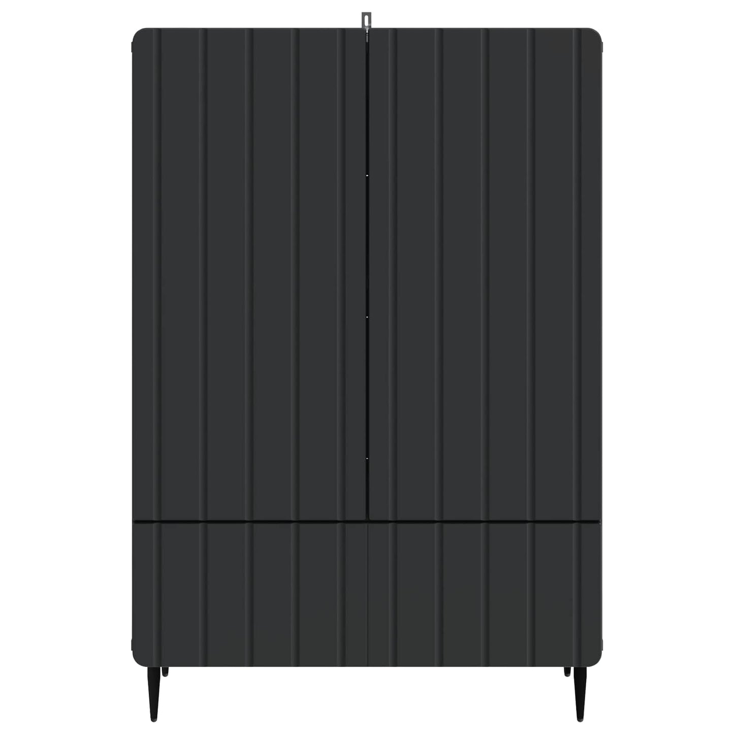 Dressoir met lade Zwart 66 x 34,5 x 97 cm Bewerkt hout is nu te koop bij PeponiXL, paradijselijk wonen!