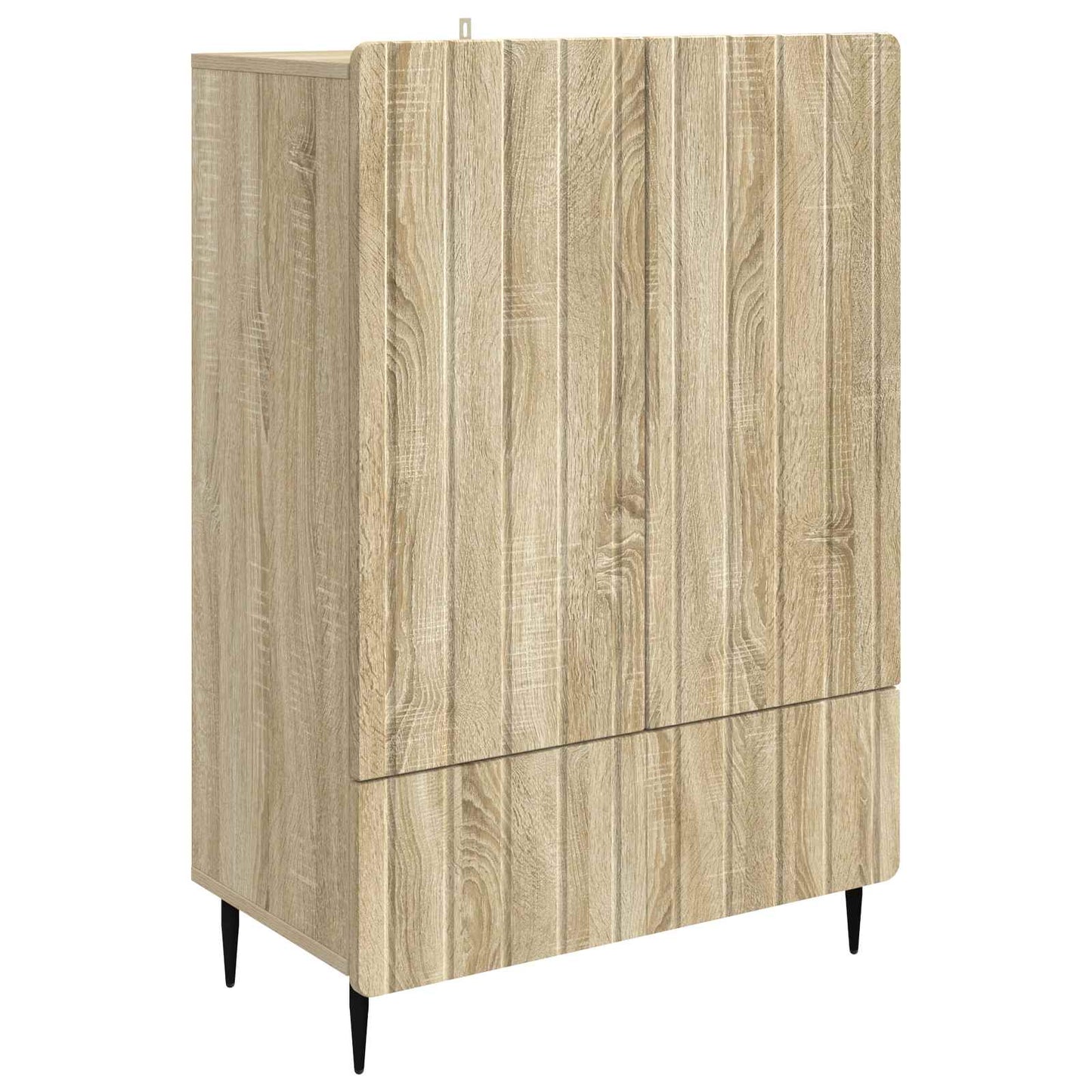Dressoir met lade Sonoma Eiken 66 x 34,5 x 97 cm Bewerkt hout is nu te koop bij PeponiXL, paradijselijk wonen!
