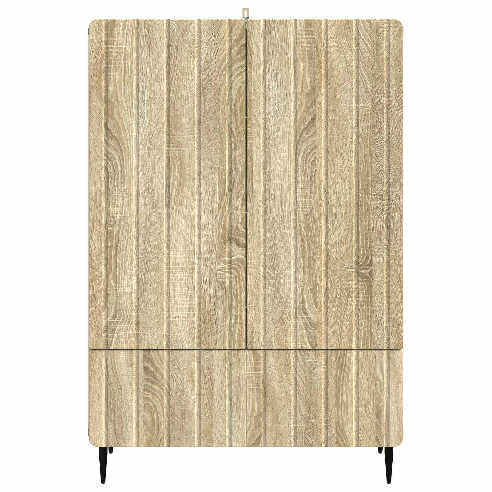 Dressoir met lade Sonoma Eiken 66 x 34,5 x 97 cm Bewerkt hout is nu te koop bij PeponiXL, paradijselijk wonen!