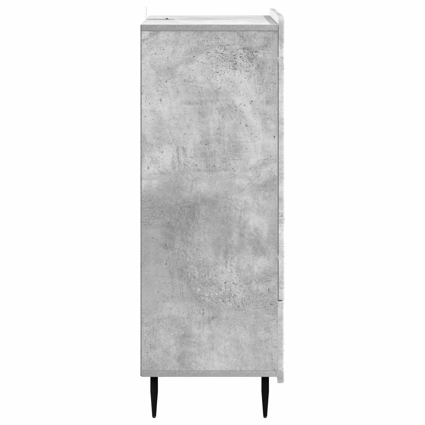 Dressoir met lade Betongrijs 66 x 34,5 x 97 cm Bewerkt hout is nu te koop bij PeponiXL, paradijselijk wonen!