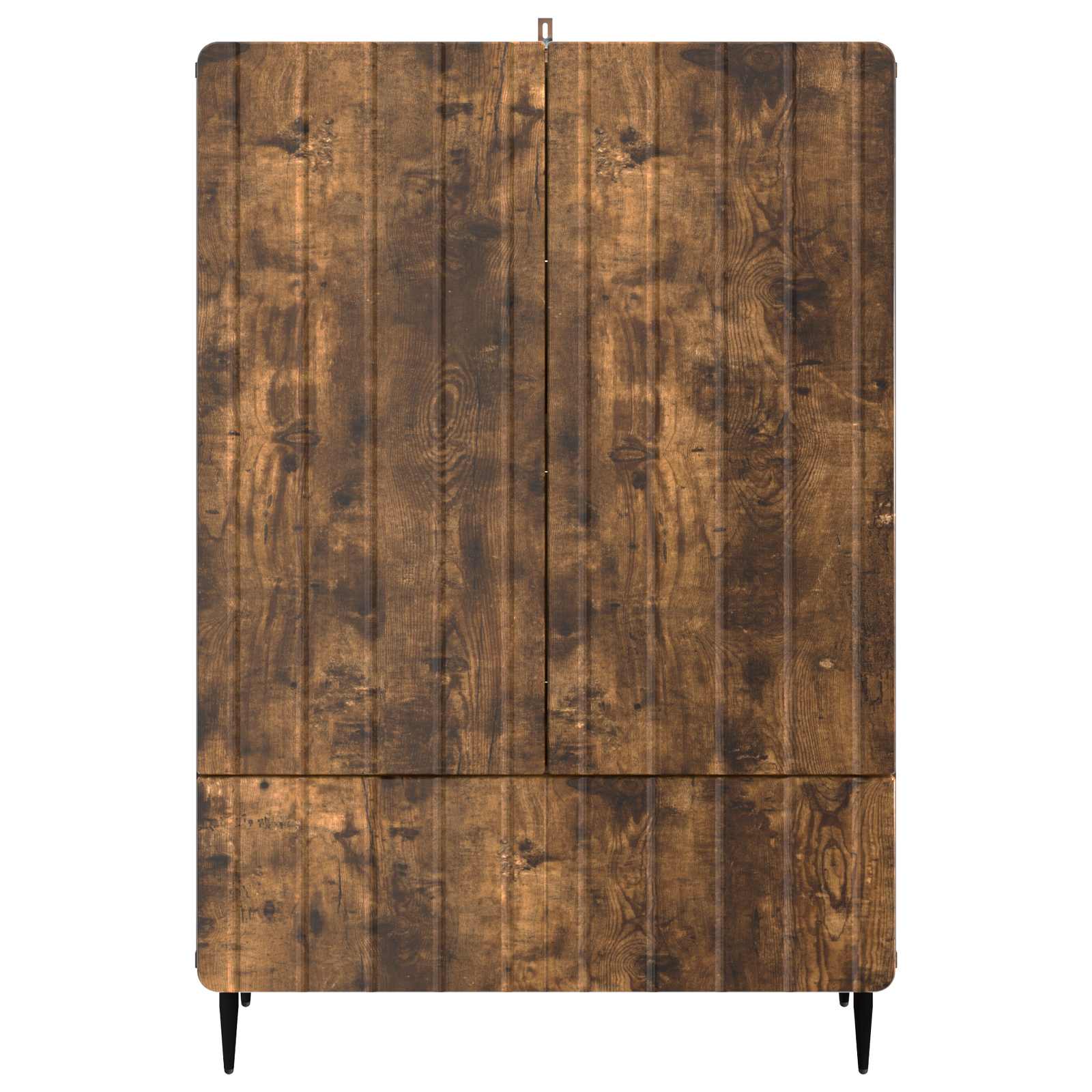 Dressoir met lade Gerookt eiken 66 x 34,5 x 97 cm Bewerkt hout is nu te koop bij PeponiXL, paradijselijk wonen!