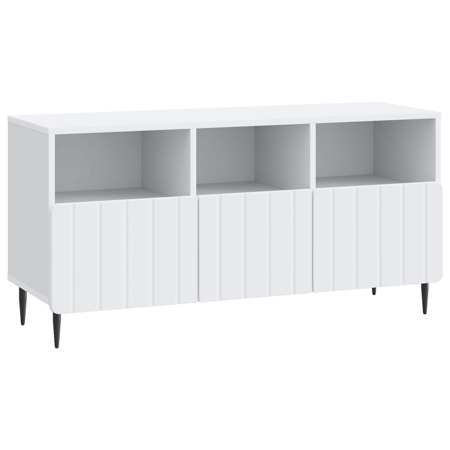 TV-kast met lade Wit 102 x 34,5 x 50 cm Bewerkt hout is nu te koop bij PeponiXL, paradijselijk wonen!