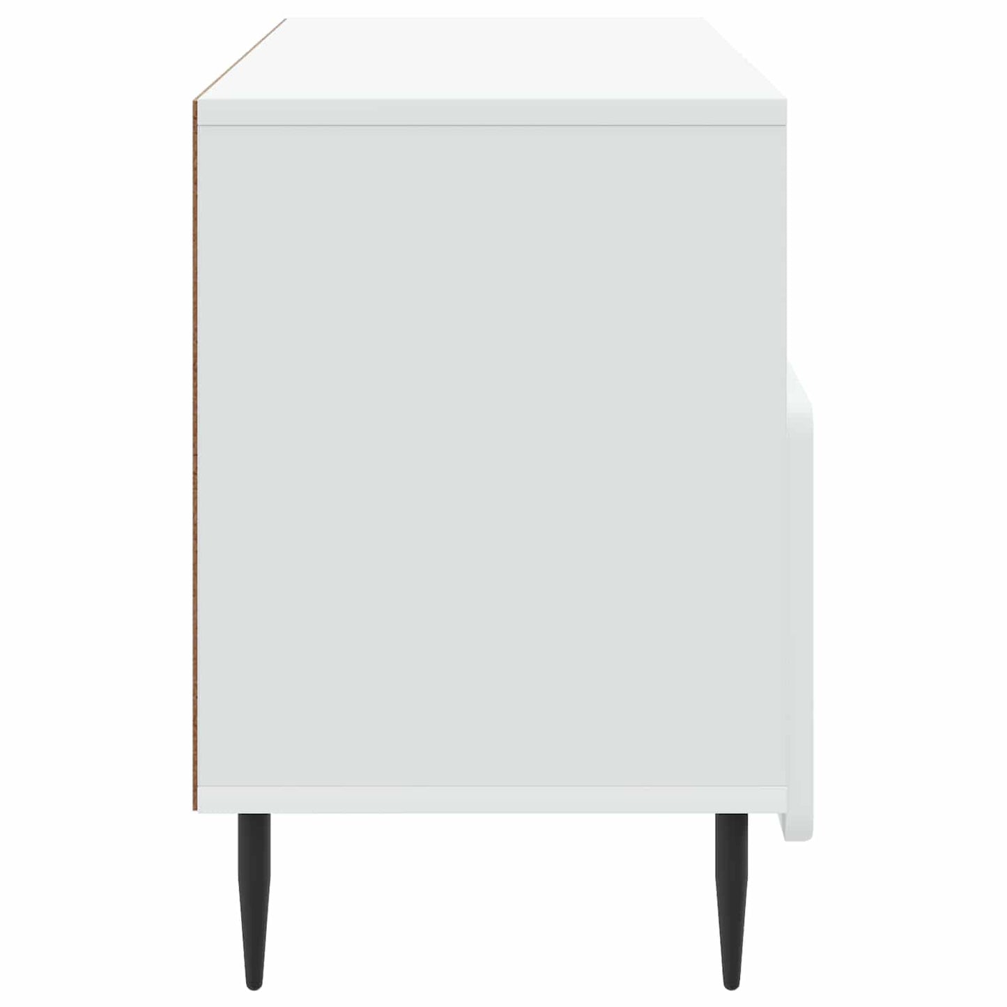 TV-kast met lade Wit 102 x 34,5 x 50 cm Bewerkt hout is nu te koop bij PeponiXL, paradijselijk wonen!