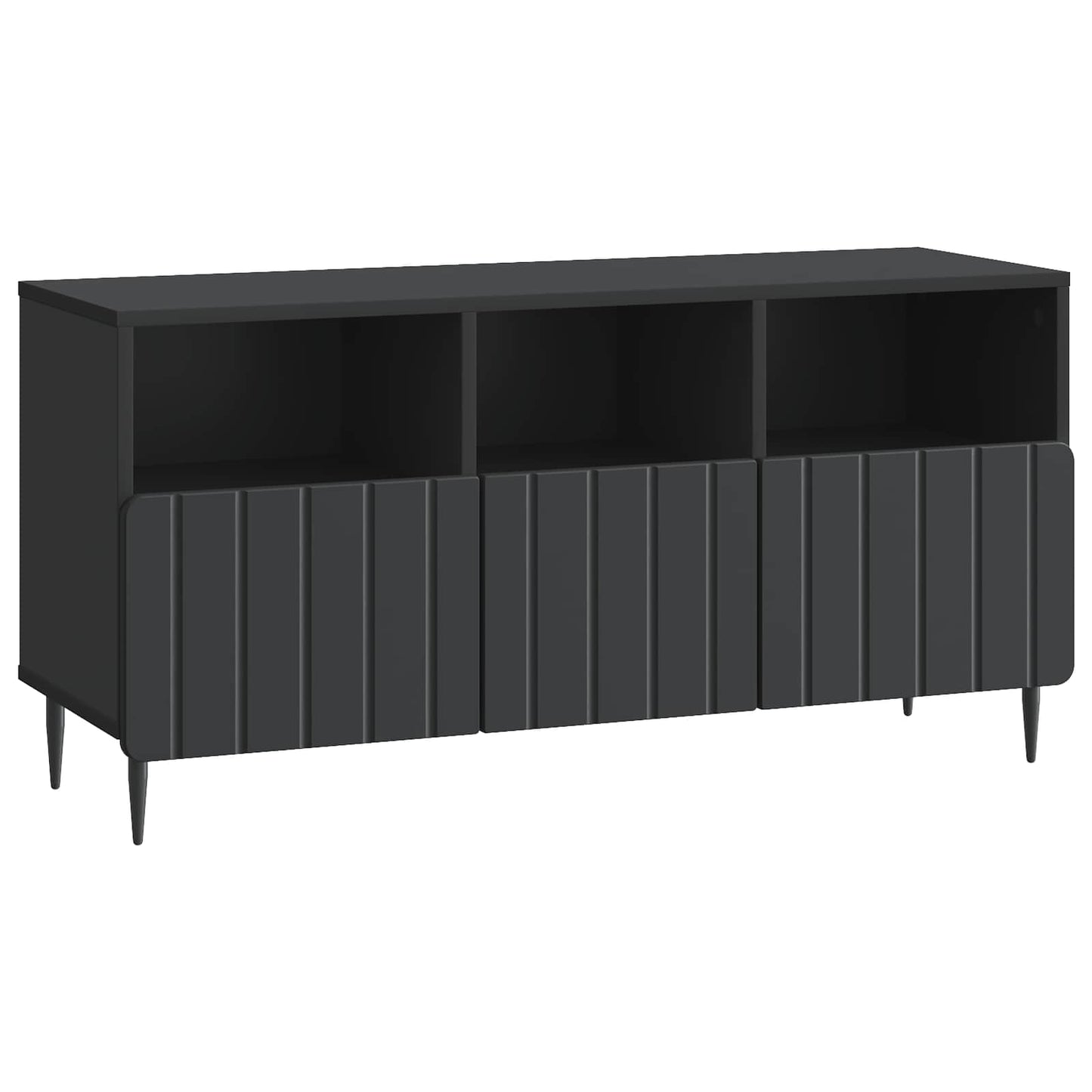 TV-kast met lade Zwart 102 x 34,5 x 50 cm Bewerkt hout is nu te koop bij PeponiXL, paradijselijk wonen!