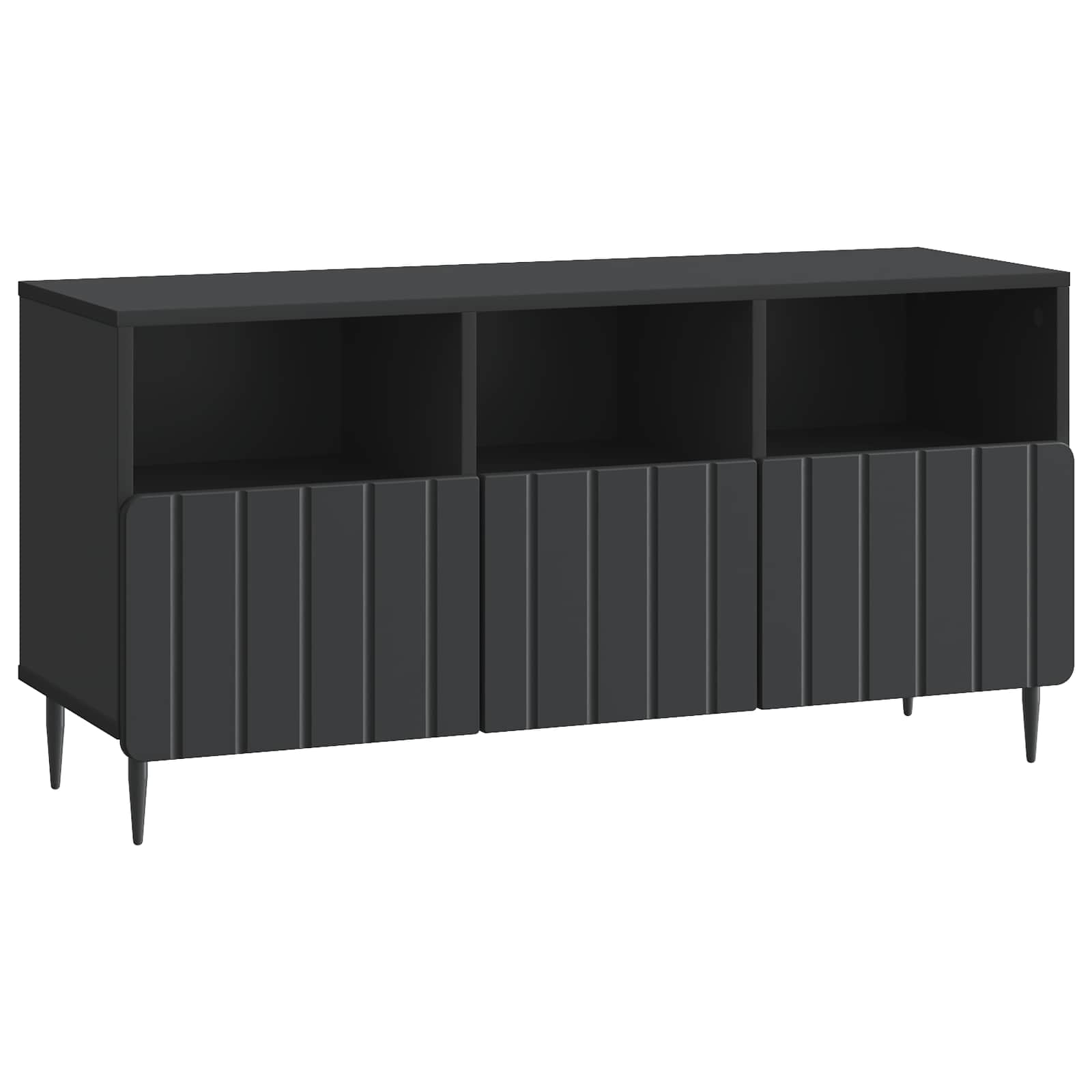 TV-kast met lade Zwart 102 x 34,5 x 50 cm Bewerkt hout is nu te koop bij PeponiXL, paradijselijk wonen!