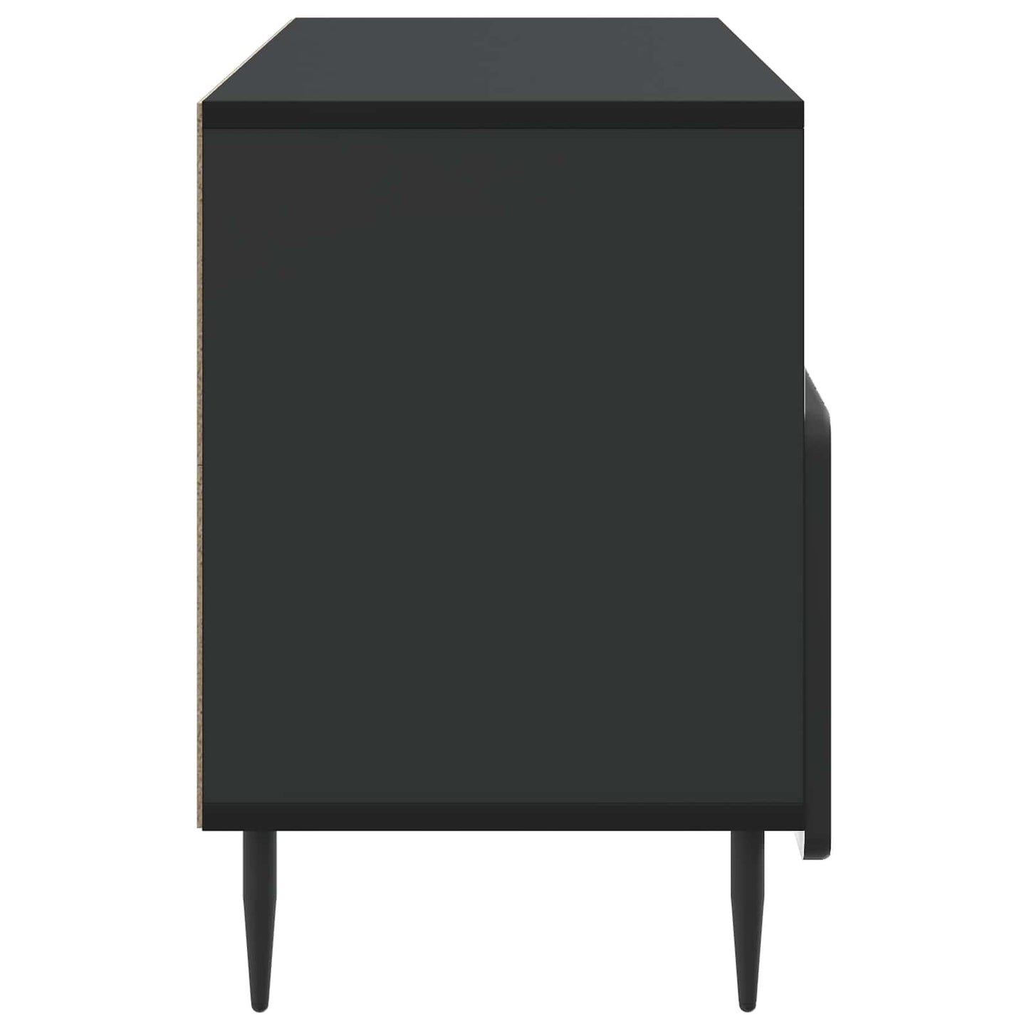 TV-kast met lade Zwart 102 x 34,5 x 50 cm Bewerkt hout is nu te koop bij PeponiXL, paradijselijk wonen!