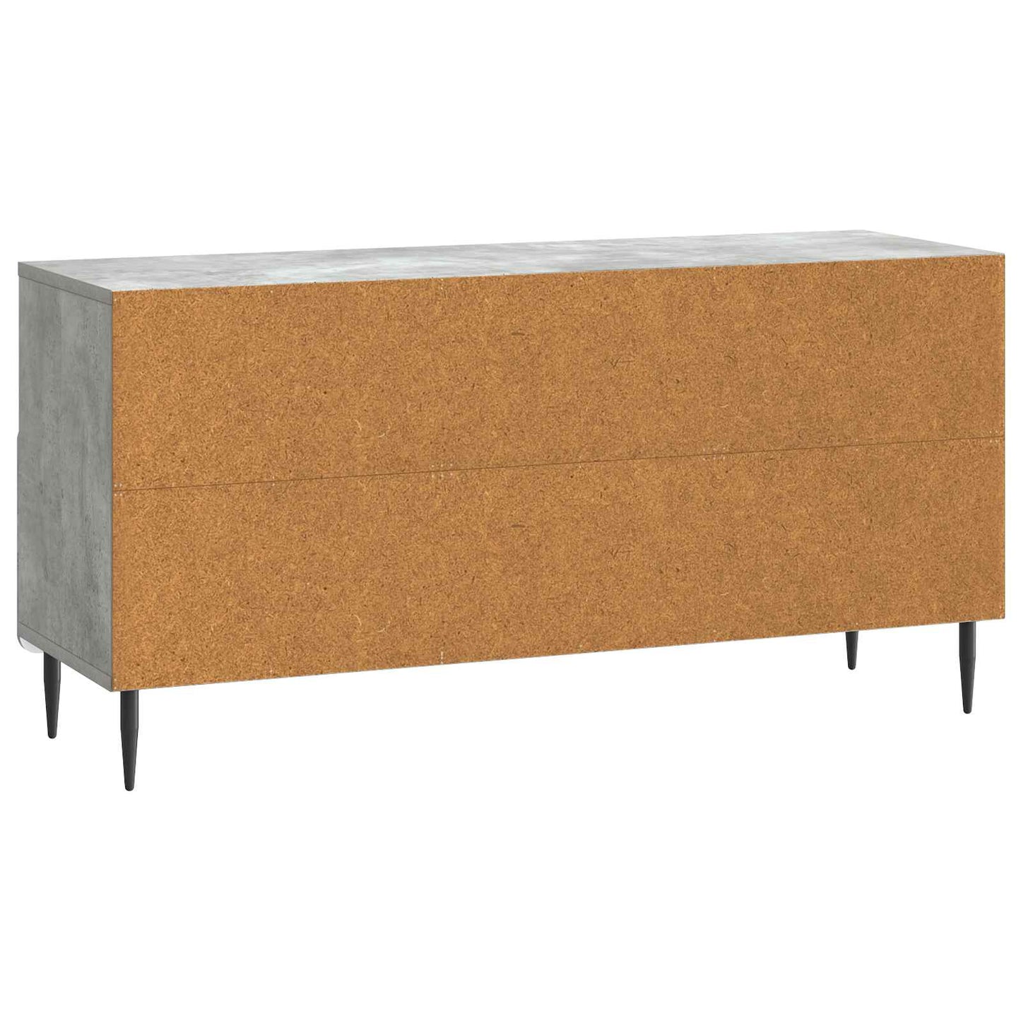 TV-kast met lade Betongrijs 102 x 34,5 x 50 cm Bewerkt hout is nu te koop bij PeponiXL, paradijselijk wonen!
