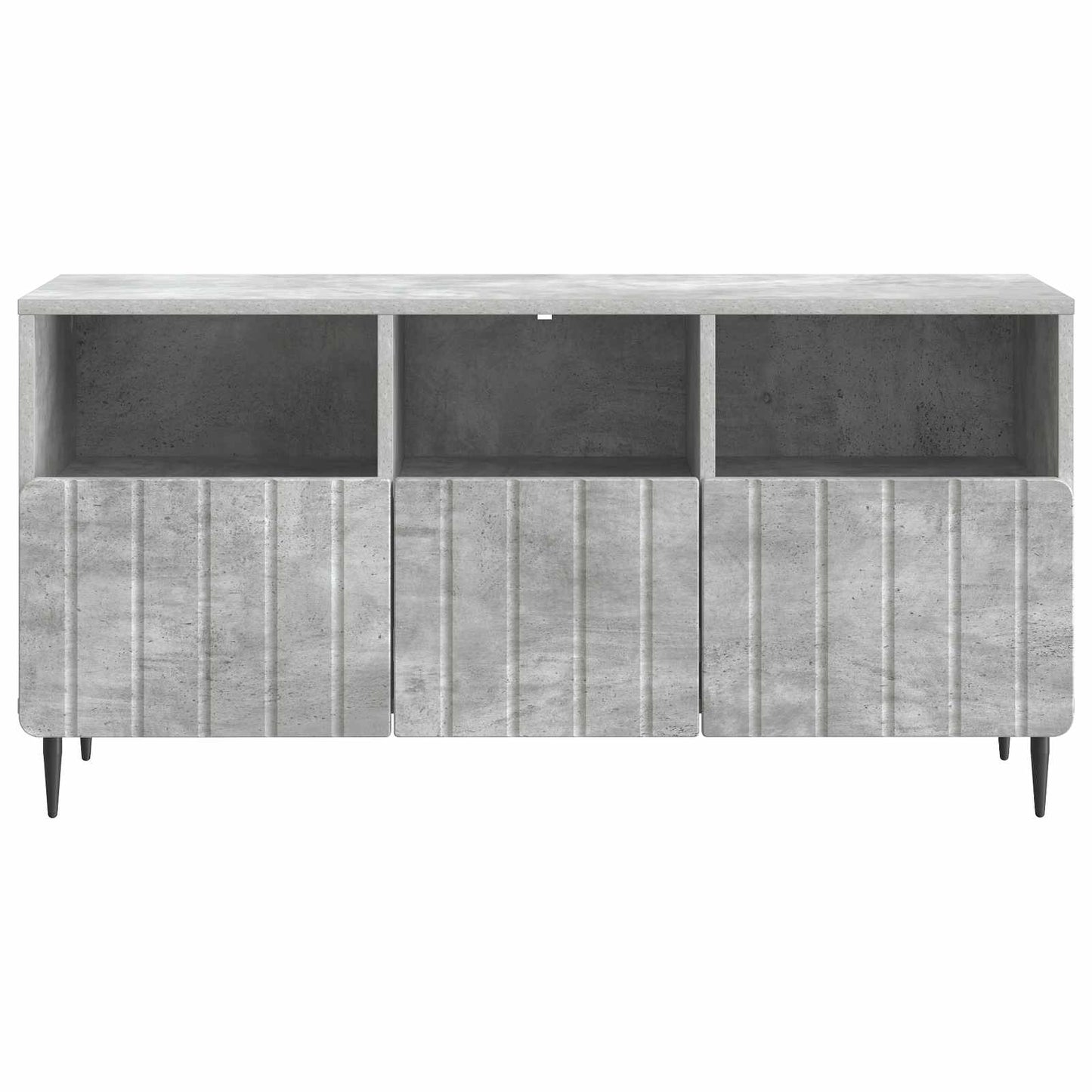 TV-kast met lade Betongrijs 102 x 34,5 x 50 cm Bewerkt hout is nu te koop bij PeponiXL, paradijselijk wonen!