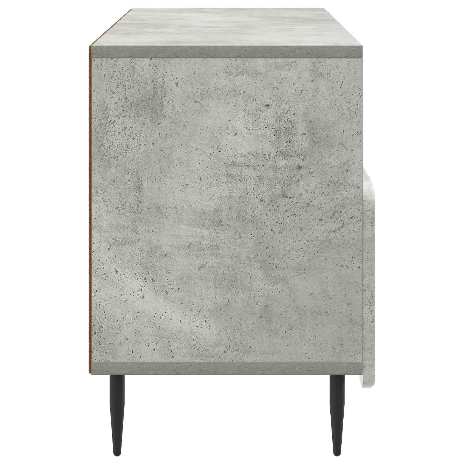 TV-kast met lade Betongrijs 102 x 34,5 x 50 cm Bewerkt hout is nu te koop bij PeponiXL, paradijselijk wonen!