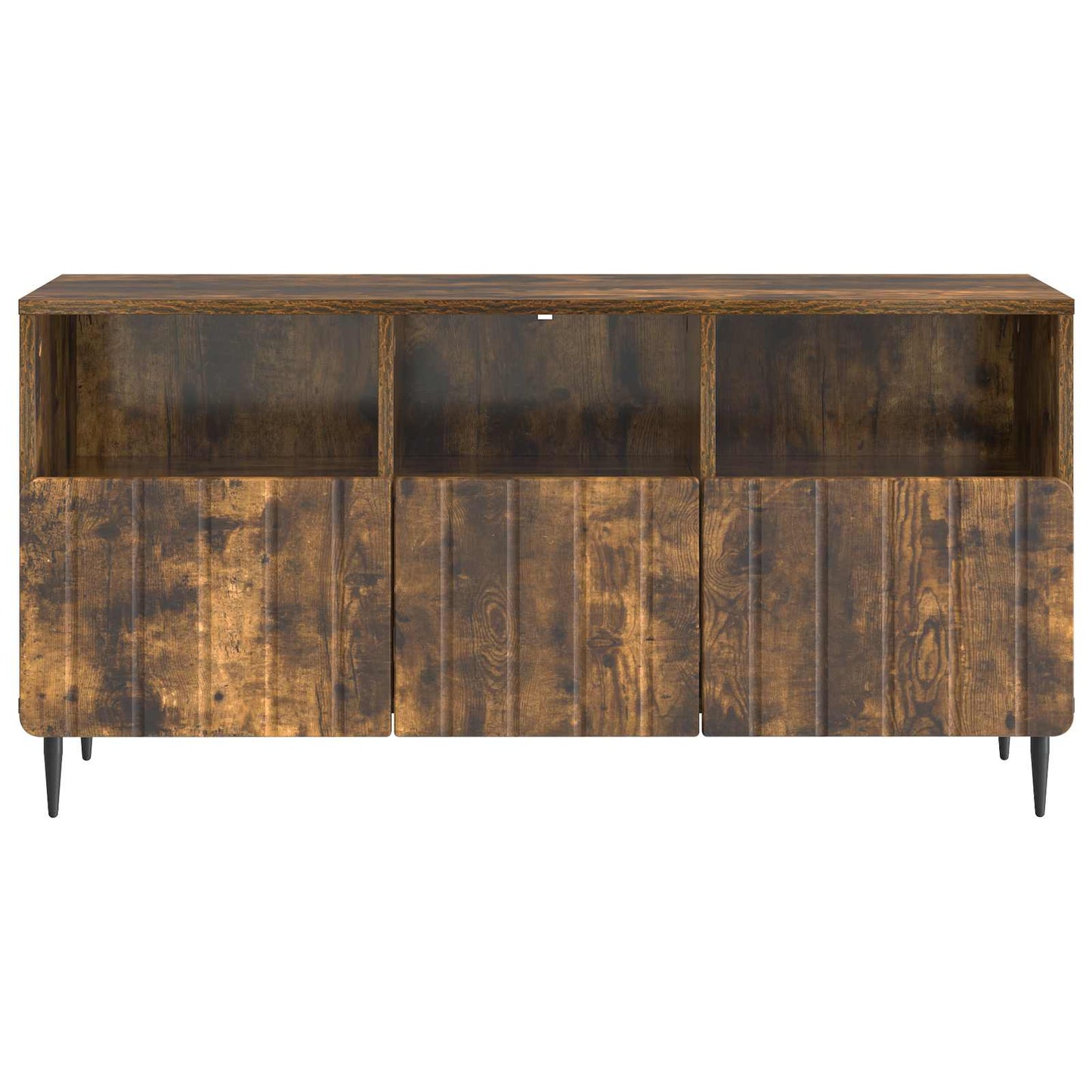TV-kast met lade Gerookt eiken 102 x 34,5 x 50 cm Bewerkt hout is nu te koop bij PeponiXL, paradijselijk wonen!