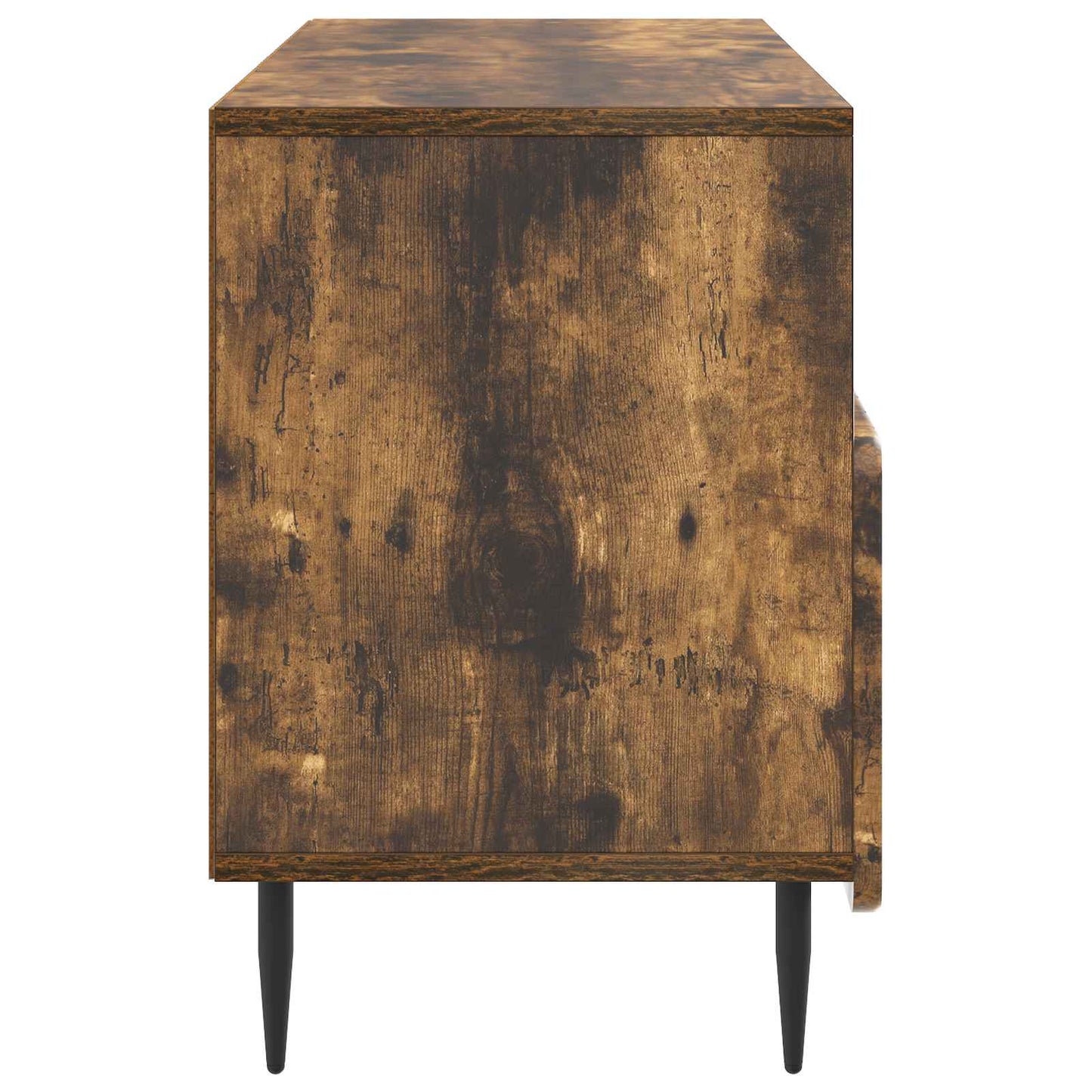 TV-kast met lade Gerookt eiken 102 x 34,5 x 50 cm Bewerkt hout is nu te koop bij PeponiXL, paradijselijk wonen!