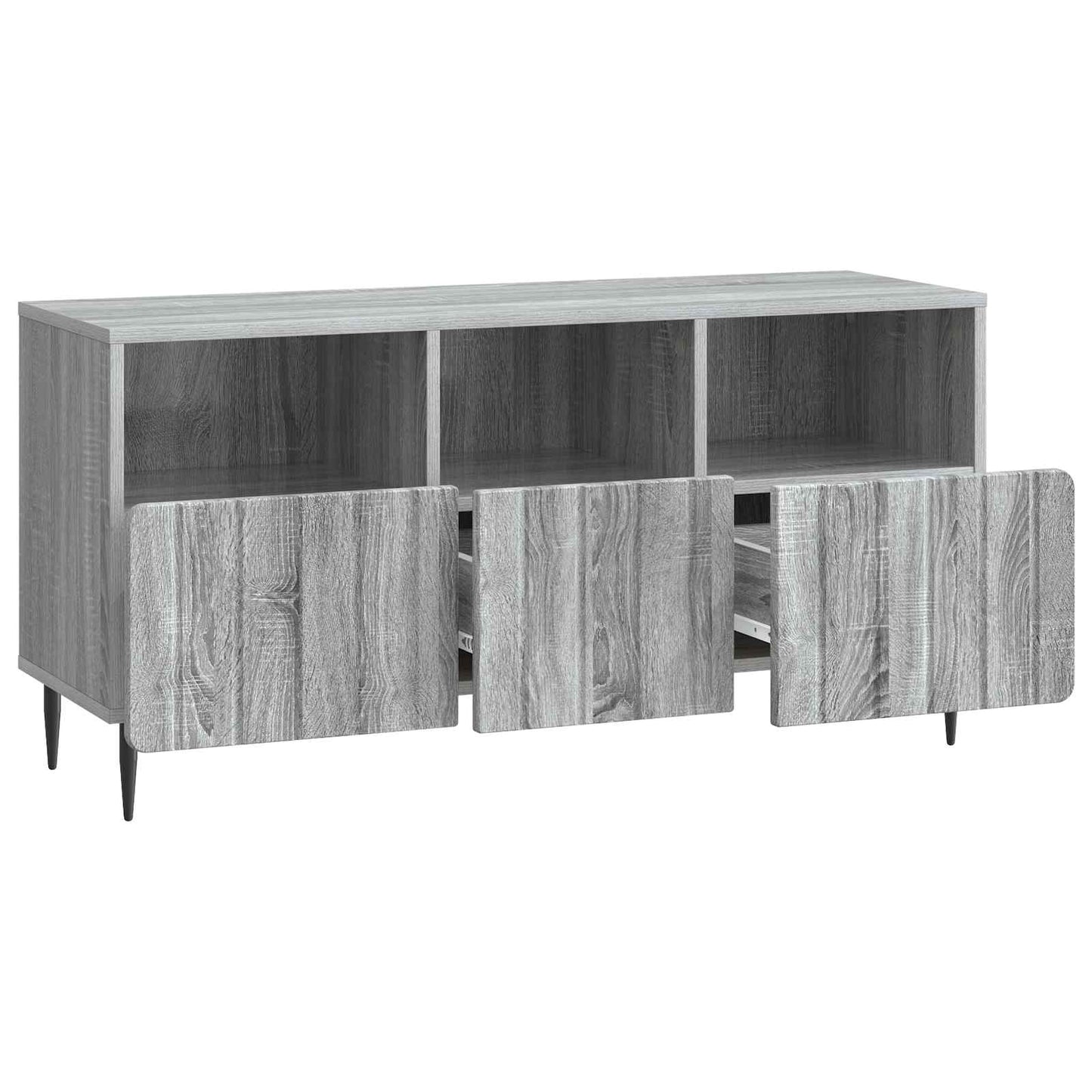 TV-kast met lade Grijs sonoma 102 x 34,5 x 50 cm Bewerkt hout is nu te koop bij PeponiXL, paradijselijk wonen!