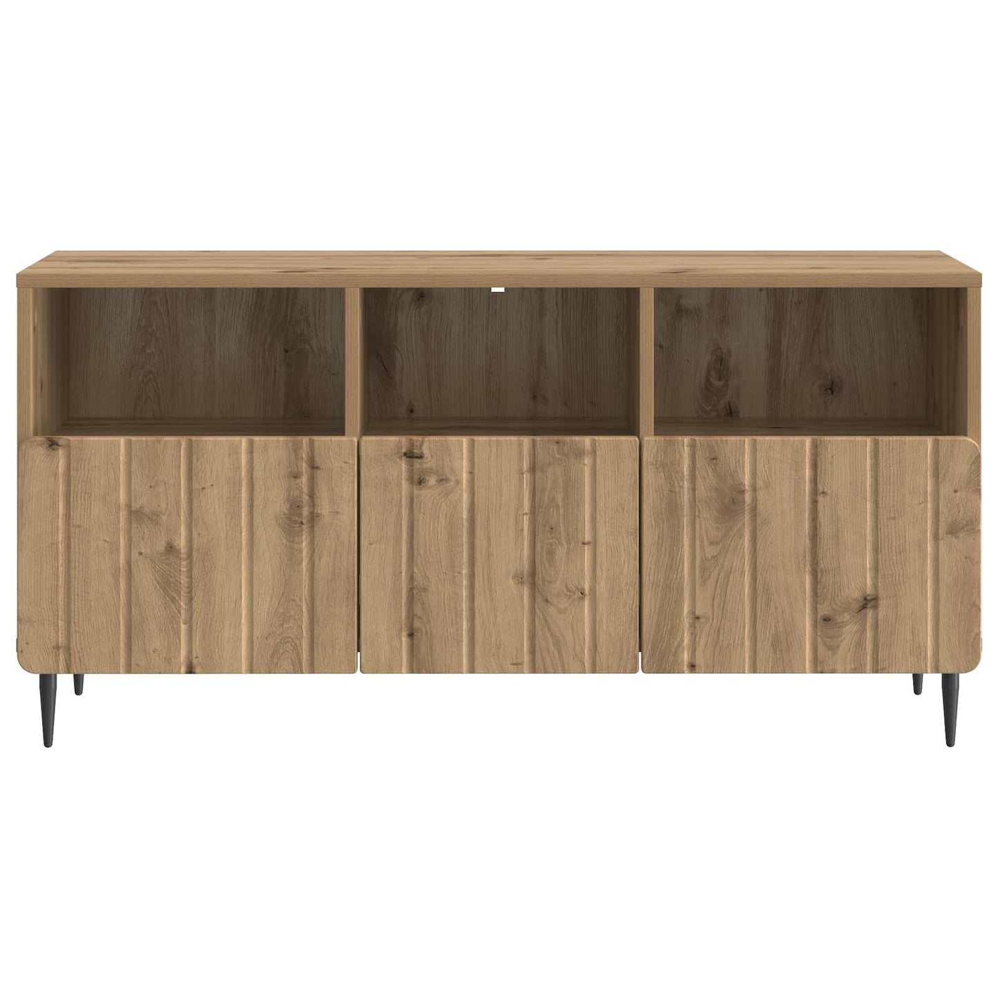 TV-kast Artisanaal eiken 102 x 34,5 x 50 cm Bewerkt hout is nu te koop bij PeponiXL, paradijselijk wonen!