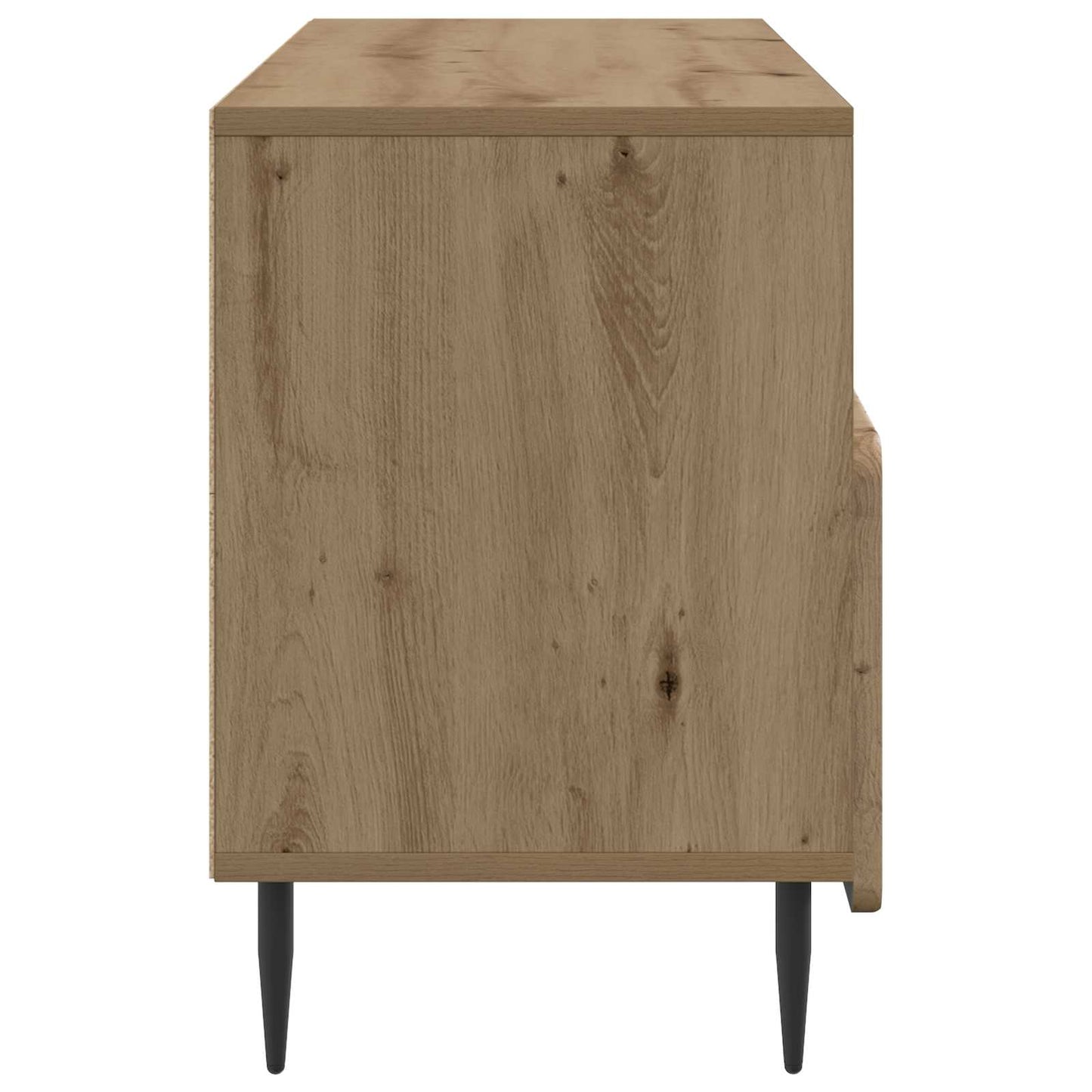 TV-kast Artisanaal eiken 102 x 34,5 x 50 cm Bewerkt hout is nu te koop bij PeponiXL, paradijselijk wonen!