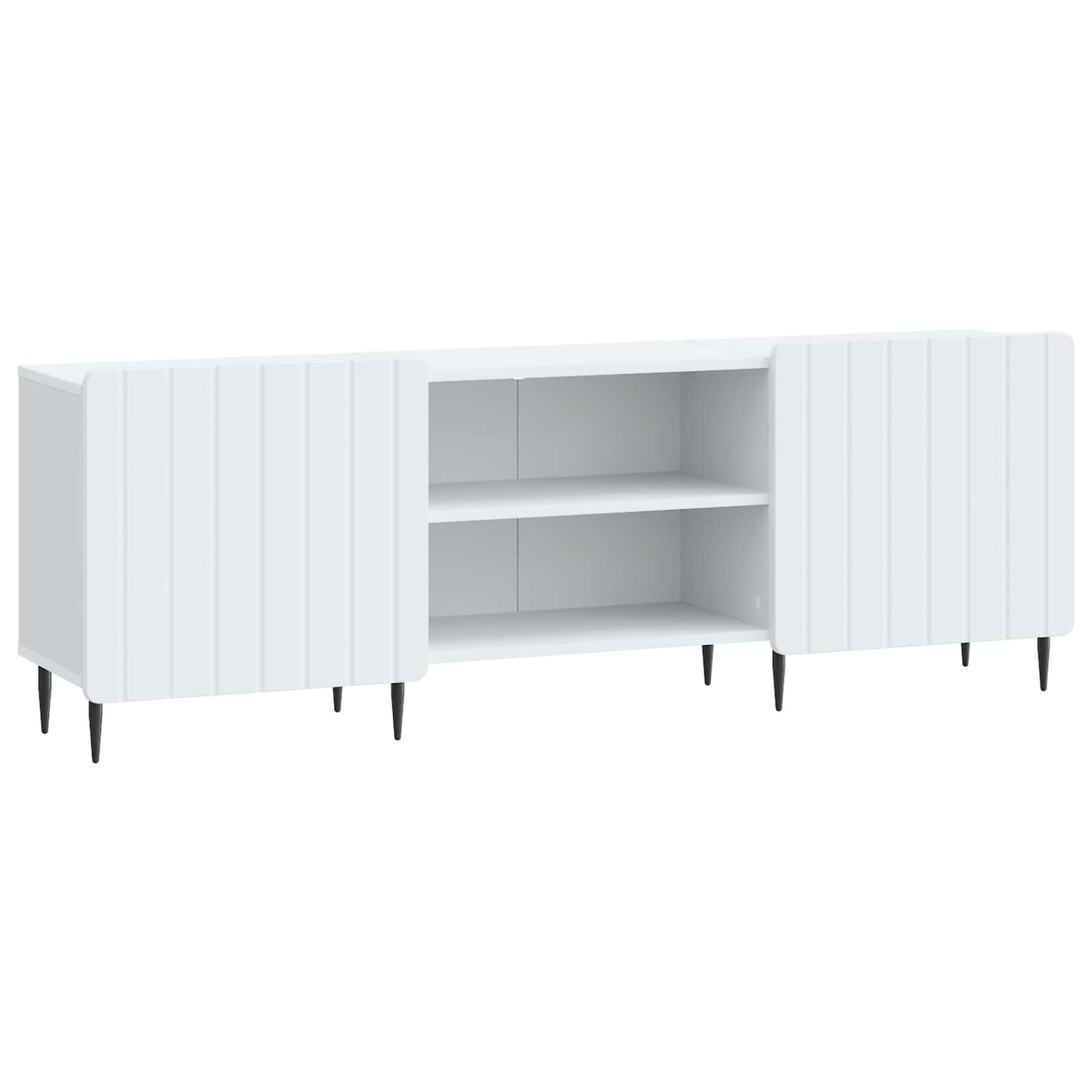 TV-kast Wit 150 x 31 x 52 cm Bewerkt hout is nu te koop bij PeponiXL, paradijselijk wonen!