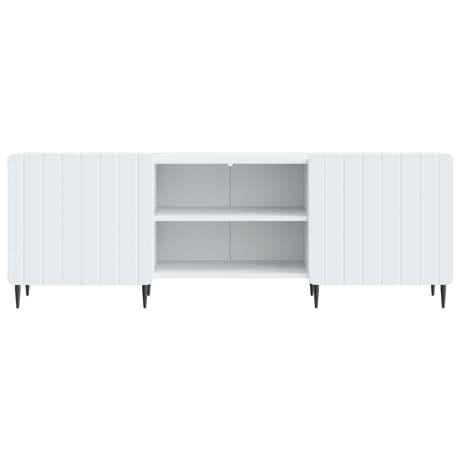 TV-kast Wit 150 x 31 x 52 cm Bewerkt hout is nu te koop bij PeponiXL, paradijselijk wonen!