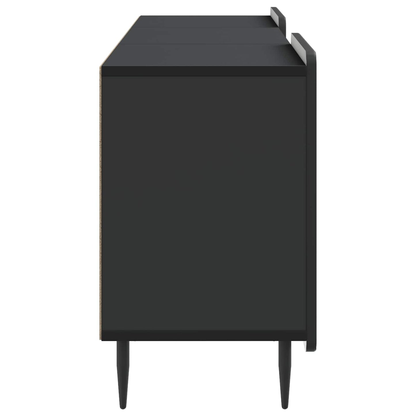TV-kast Zwart 150 x 31 x 52 cm Bewerkt hout is nu te koop bij PeponiXL, paradijselijk wonen!
