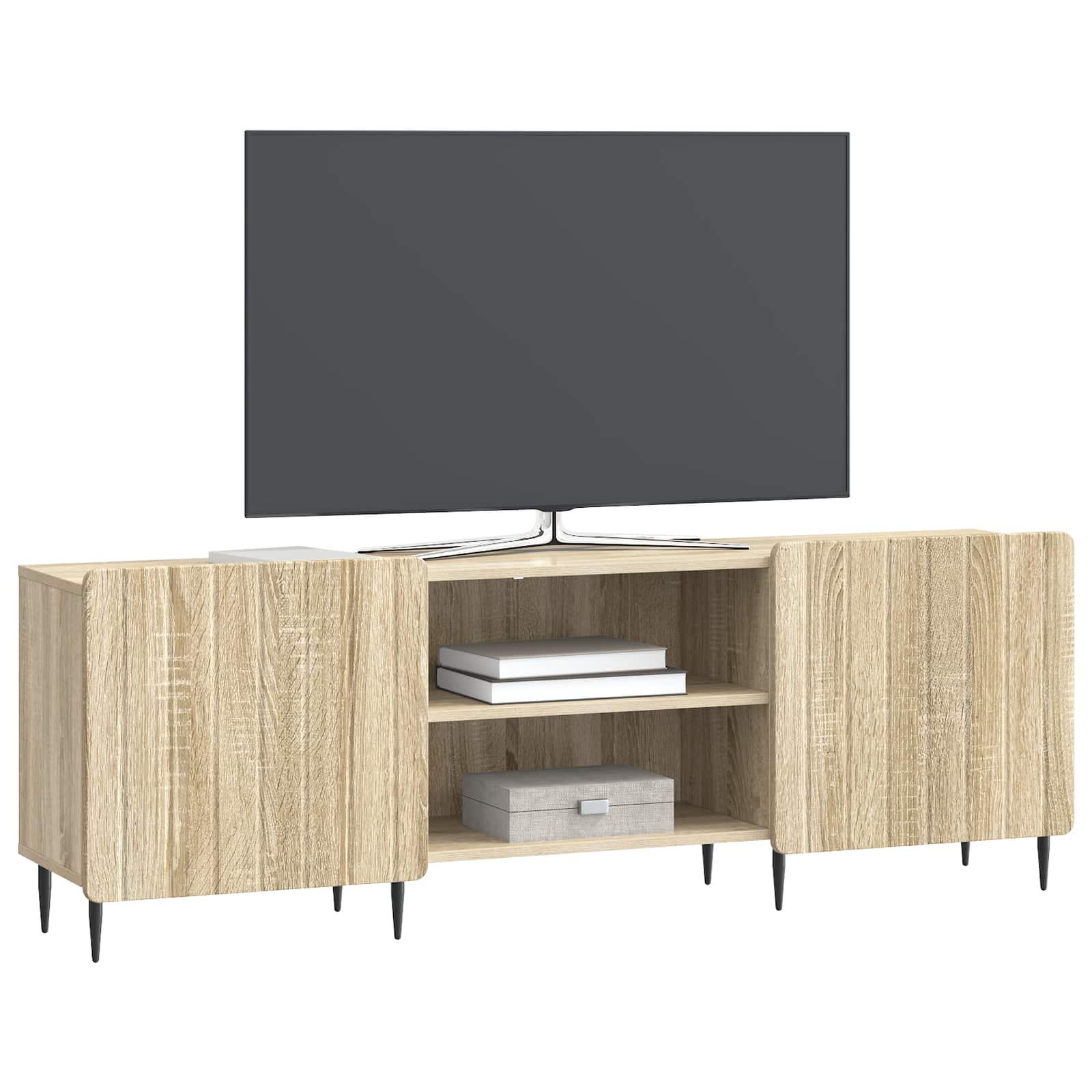 TV-kast Sonoma Eiken 150 x 31 x 52 cm Bewerkt hout is nu te koop bij PeponiXL, paradijselijk wonen!