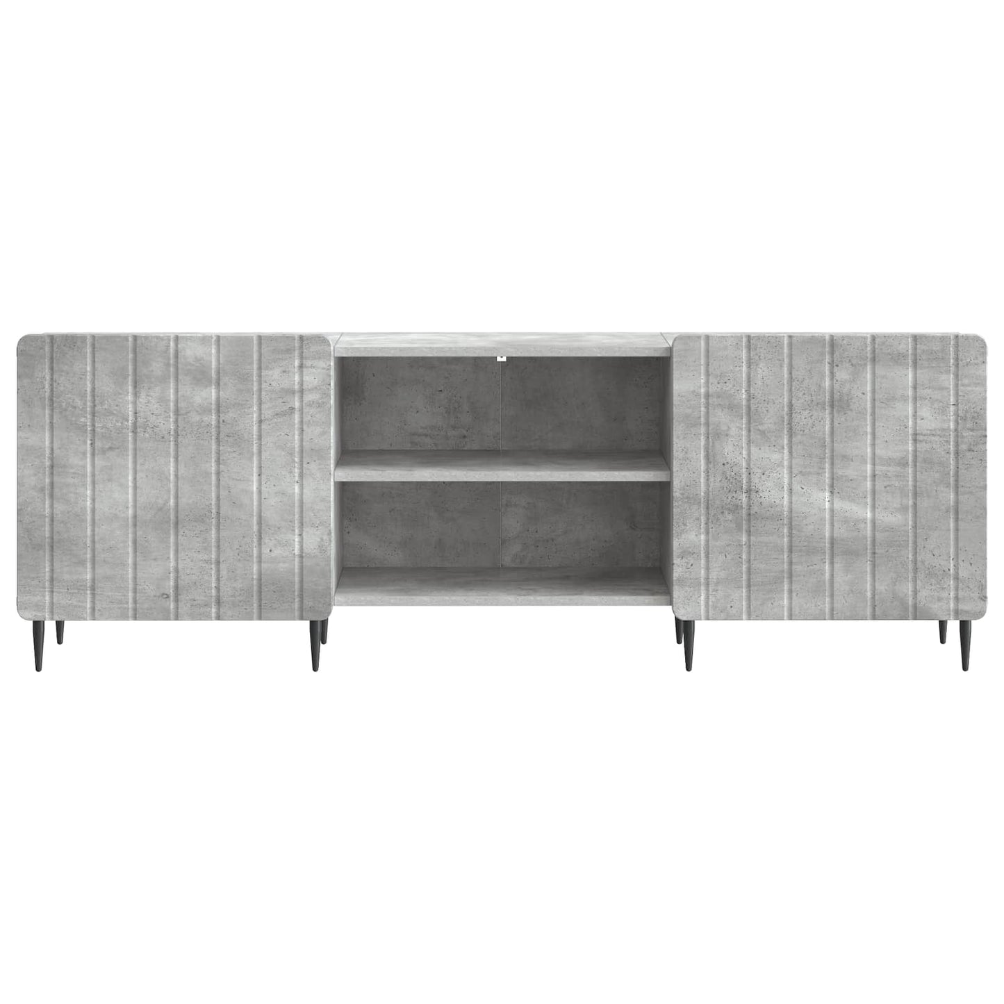 TV-kast Betongrijs 150 x 31 x 52 cm Bewerkt hout is nu te koop bij PeponiXL, paradijselijk wonen!