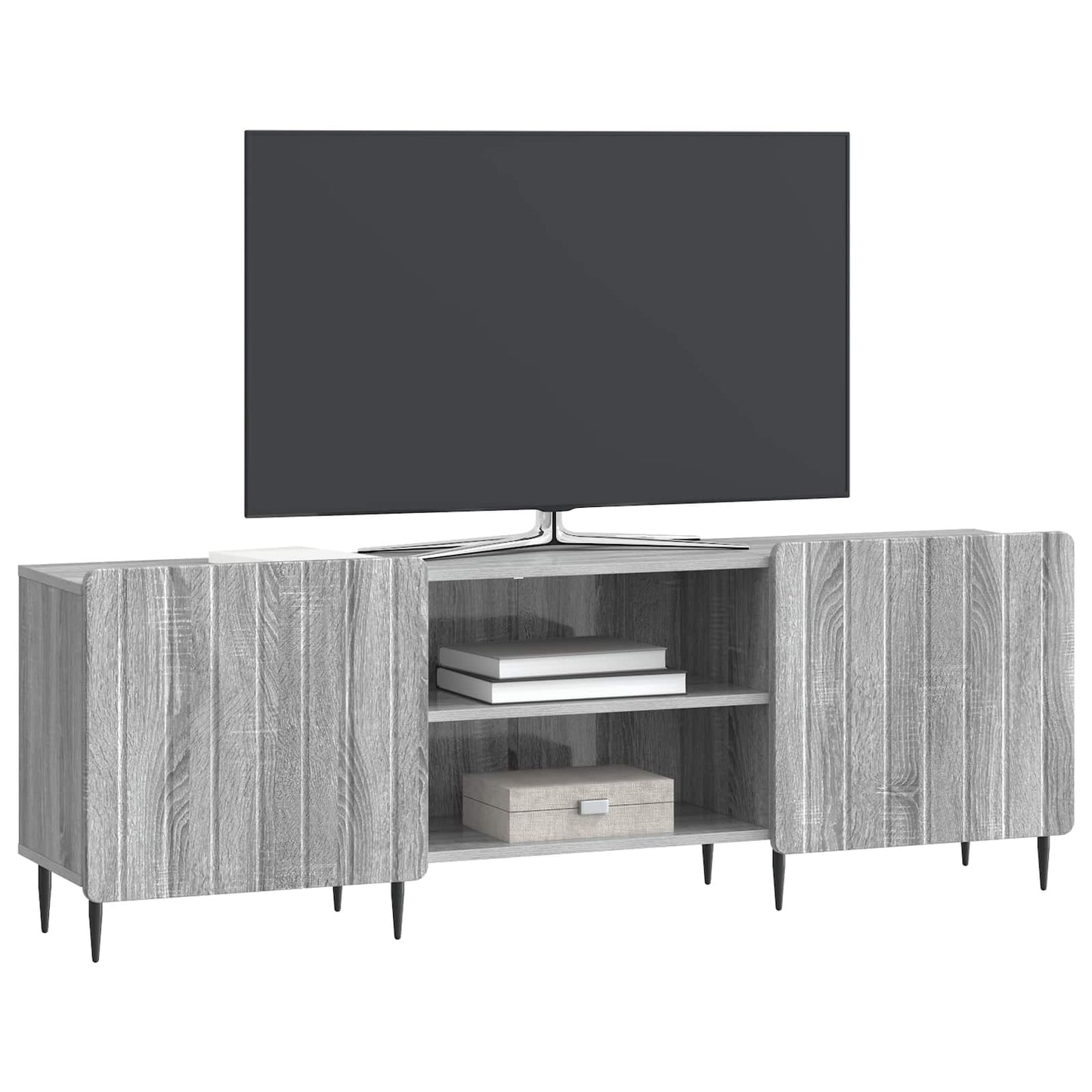 TV-kast Grijs sonoma 150 x 31 x 52 cm Bewerkt hout is nu te koop bij PeponiXL, paradijselijk wonen!