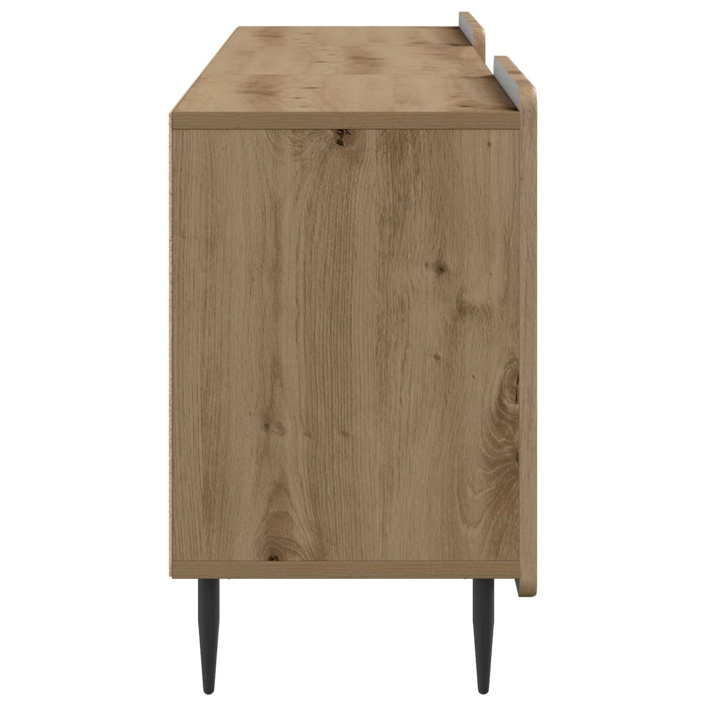TV-kast Artisanaal eiken 150 x 31 x 52 cm Bewerkt hout is nu te koop bij PeponiXL, paradijselijk wonen!