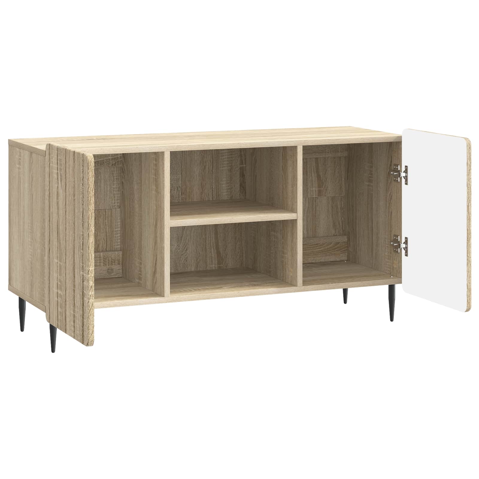 TV-kast Sonoma Eiken 102 x 34,5 x 52 cm Bewerkt hout is nu te koop bij PeponiXL, paradijselijk wonen!