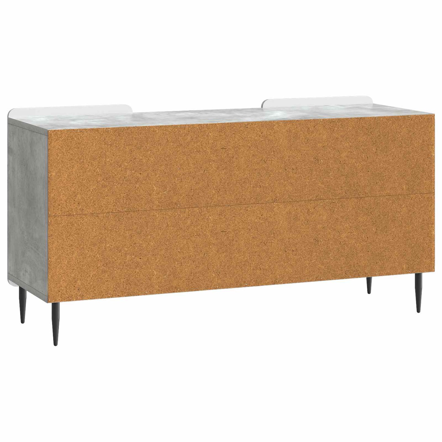 TV-kast Betongrijs 102 x 34,5 x 52 cm Bewerkt hout is nu te koop bij PeponiXL, paradijselijk wonen!
