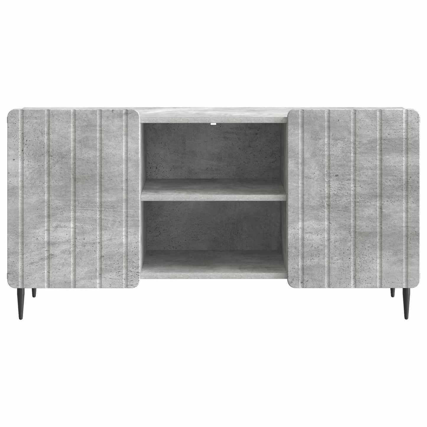TV-kast Betongrijs 102 x 34,5 x 52 cm Bewerkt hout is nu te koop bij PeponiXL, paradijselijk wonen!