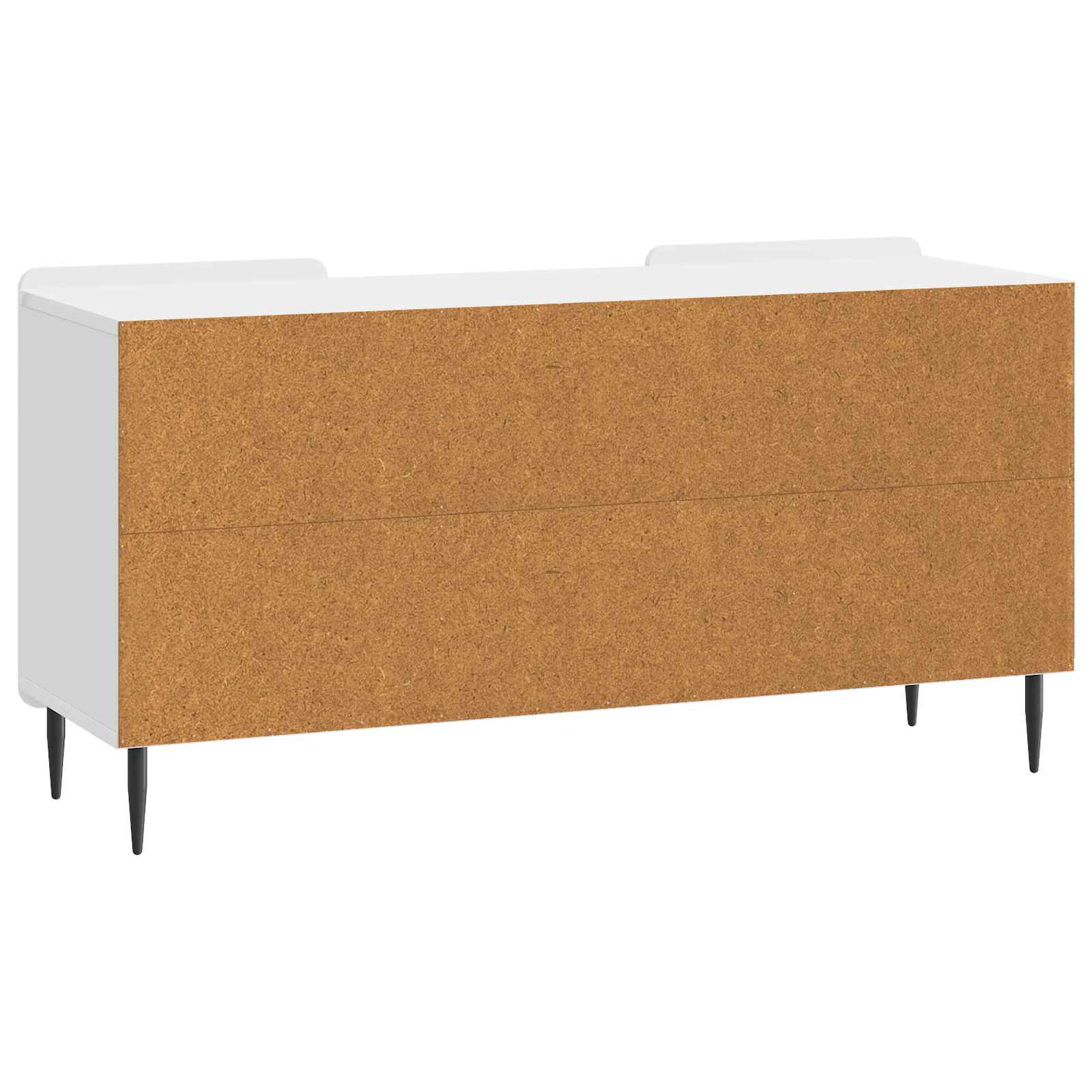 TV-kast Hoogglans Wit 102 x 34,5 x 52 cm Bewerkt hout is nu te koop bij PeponiXL, paradijselijk wonen!