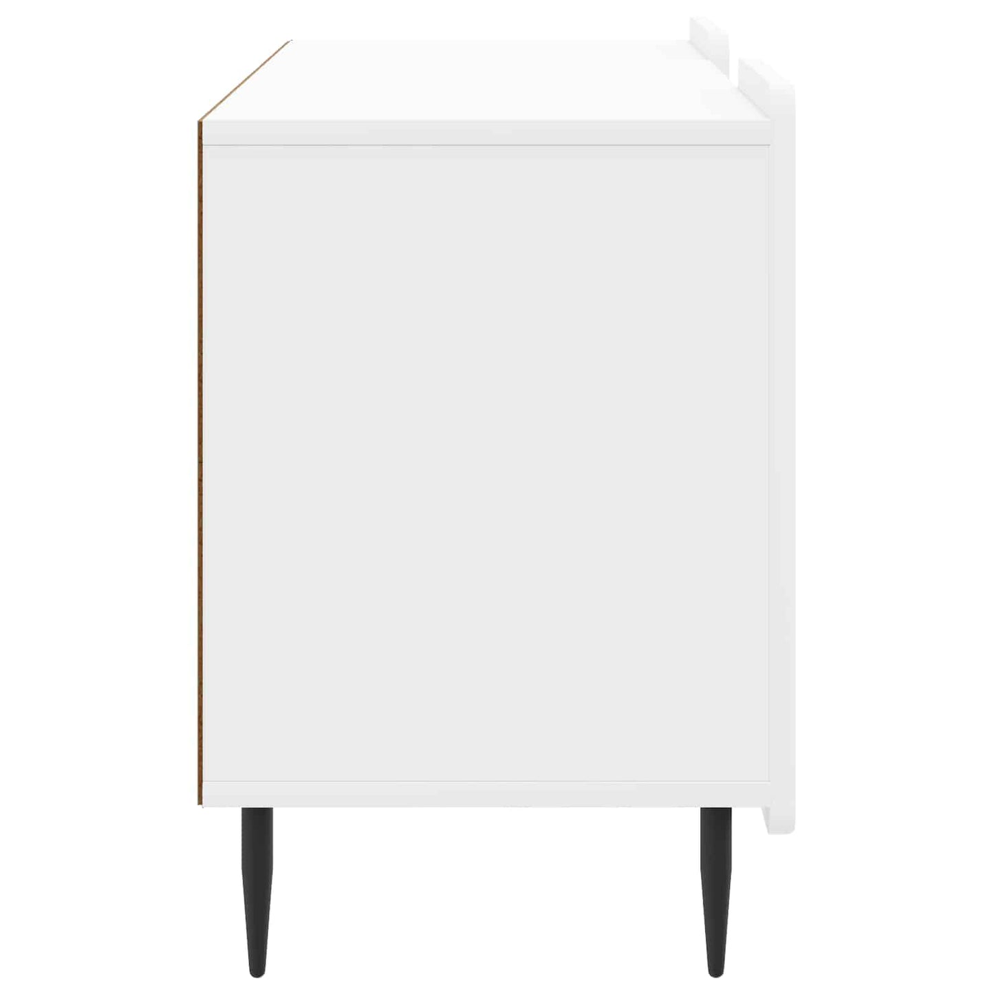 TV-kast Hoogglans Wit 102 x 34,5 x 52 cm Bewerkt hout is nu te koop bij PeponiXL, paradijselijk wonen!