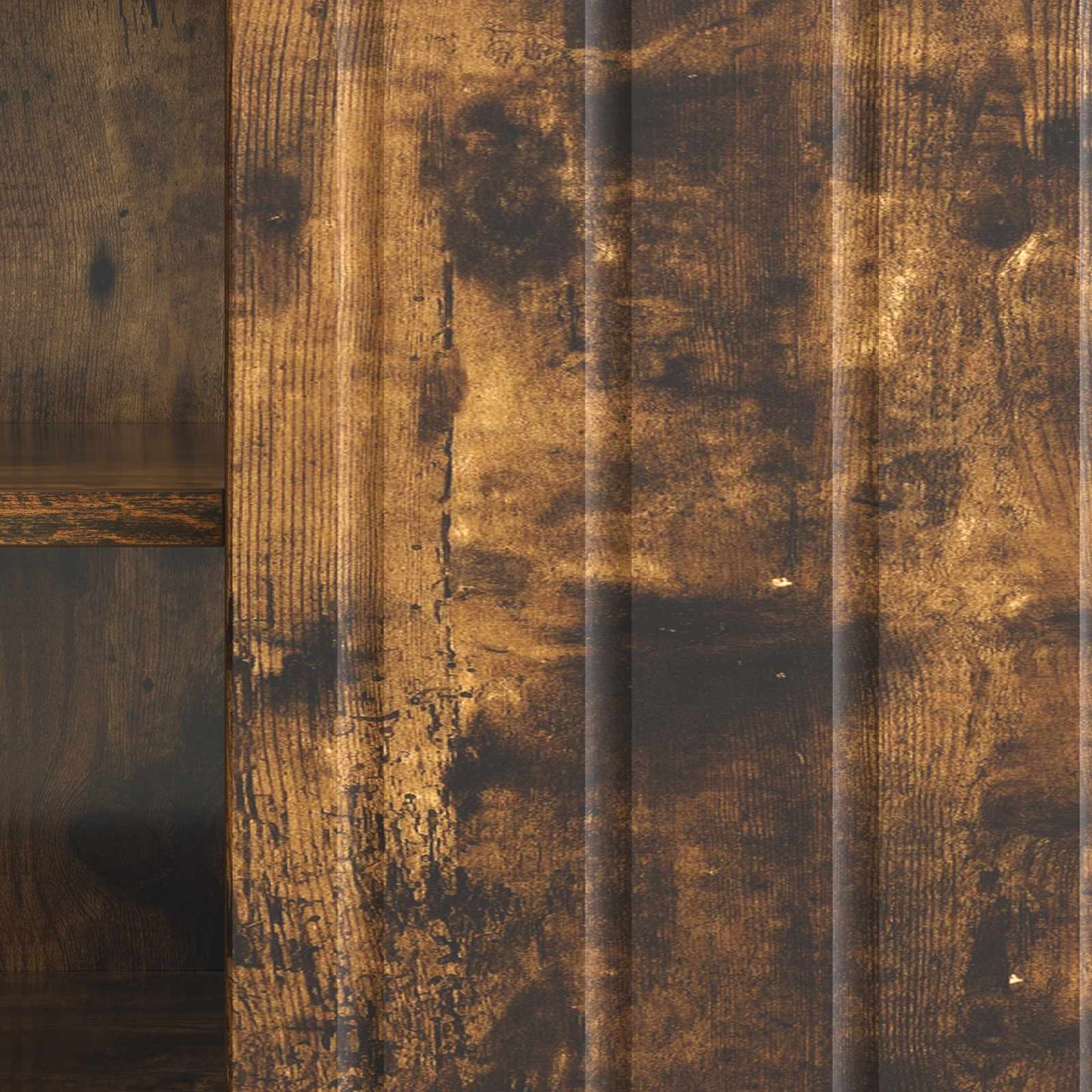 TV-kast Gerookt eiken 102 x 34,5 x 52 cm Bewerkt hout is nu te koop bij PeponiXL, paradijselijk wonen!