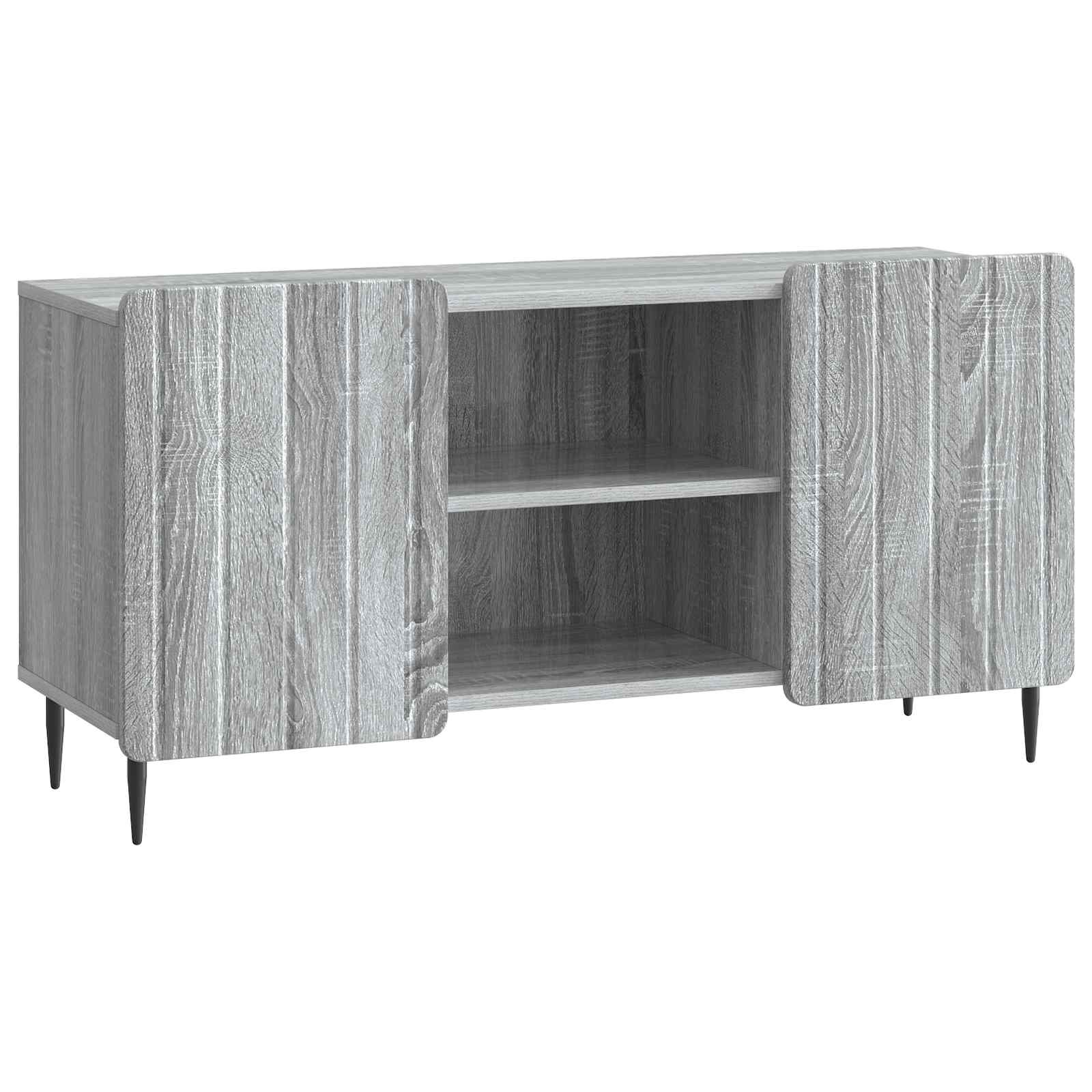 TV-kast Grijs sonoma 102 x 34,5 x 52 cm Bewerkt hout is nu te koop bij PeponiXL, paradijselijk wonen!