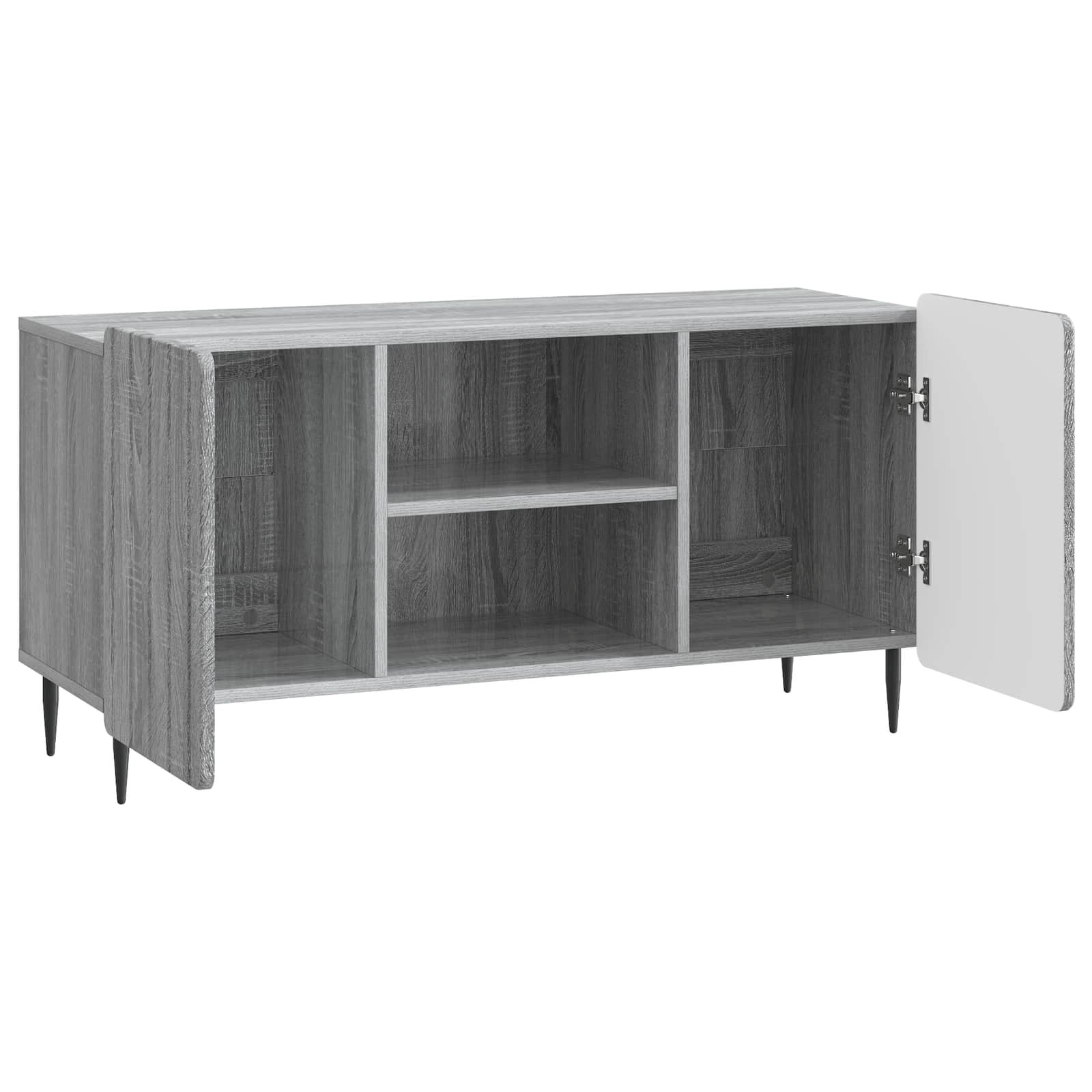 TV-kast Grijs sonoma 102 x 34,5 x 52 cm Bewerkt hout is nu te koop bij PeponiXL, paradijselijk wonen!