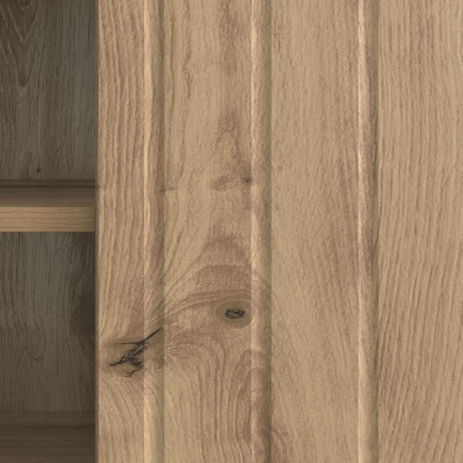 TV-kast Artisanaal eiken 102 x 34,5 x 52 cm Bewerkt hout is nu te koop bij PeponiXL, paradijselijk wonen!