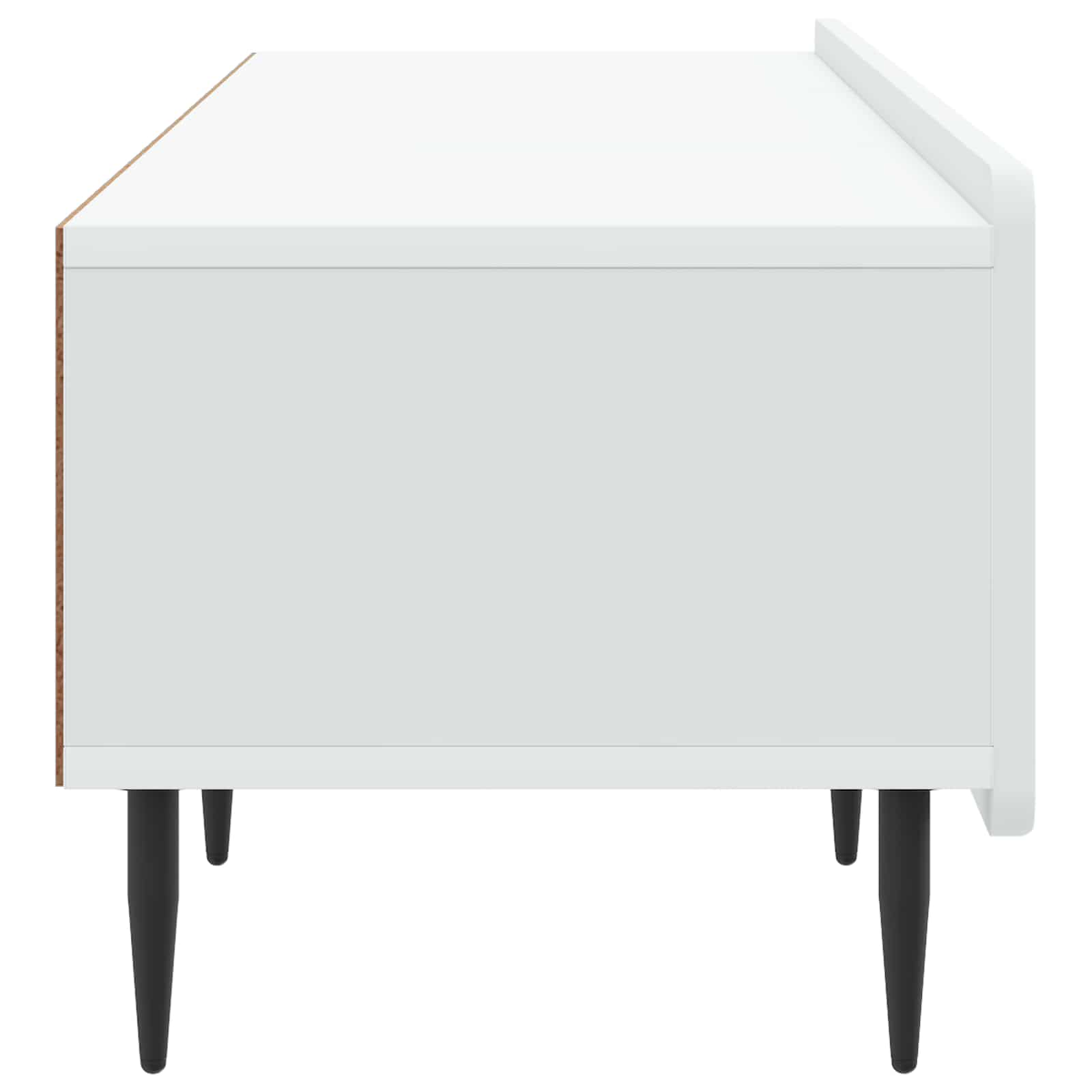 TV-kast met lade Wit 147 x 34,5 x 32 cm Bewerkt hout is nu te koop bij PeponiXL, paradijselijk wonen!