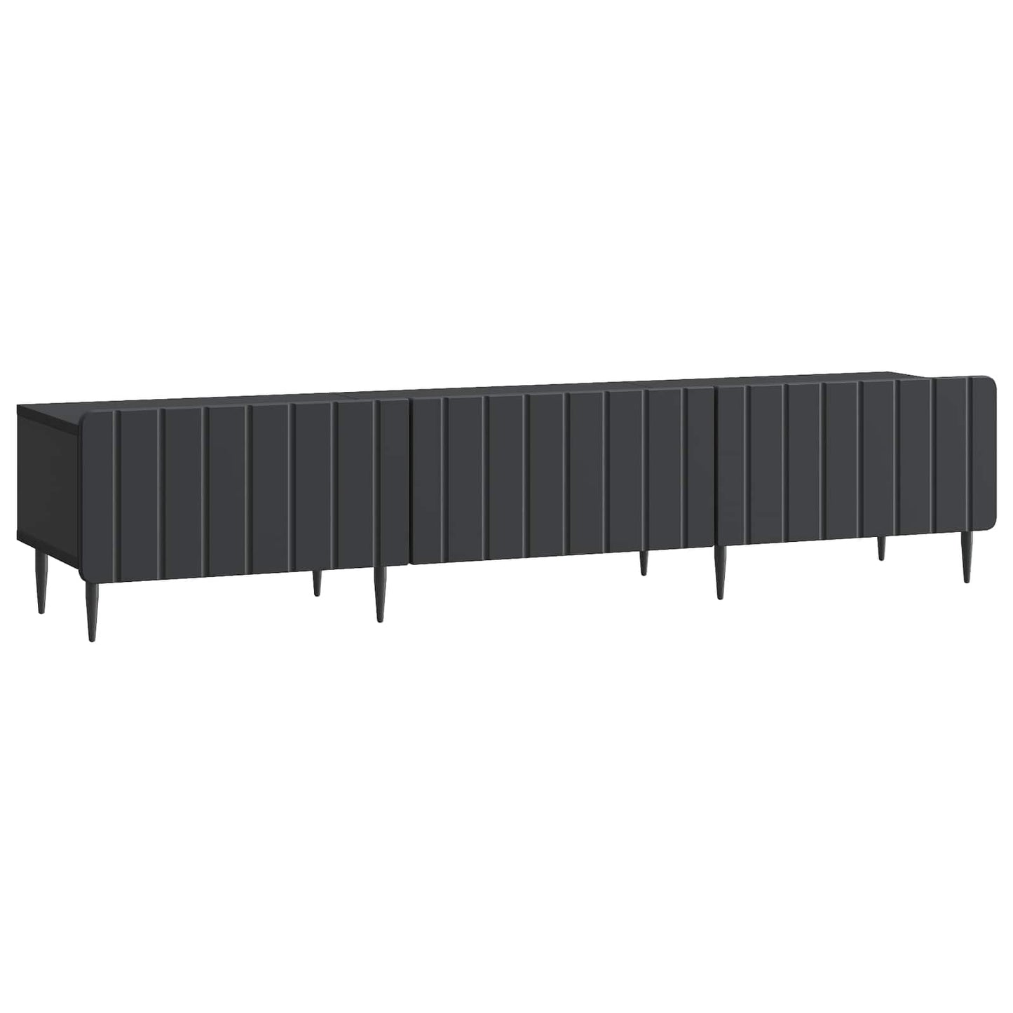 TV-kast met lade Zwart 147 x 34,5 x 32 cm Bewerkt hout is nu te koop bij PeponiXL, paradijselijk wonen!