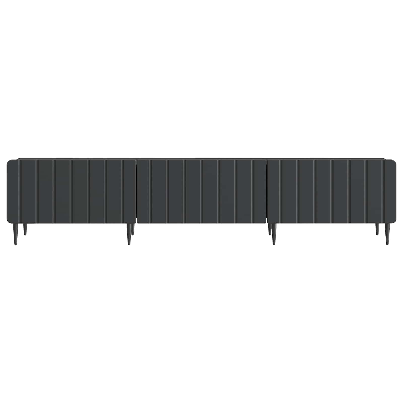 TV-kast met lade Zwart 147 x 34,5 x 32 cm Bewerkt hout is nu te koop bij PeponiXL, paradijselijk wonen!