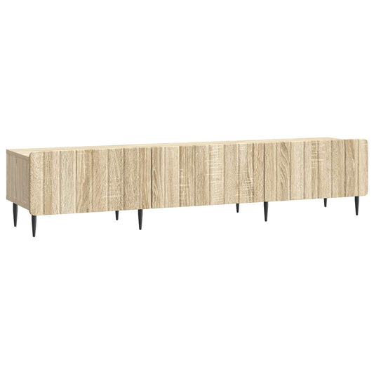 TV-kast met lade Sonoma Eiken 147 x 34,5 x 32 cm Bewerkt hout is nu te koop bij PeponiXL, paradijselijk wonen!