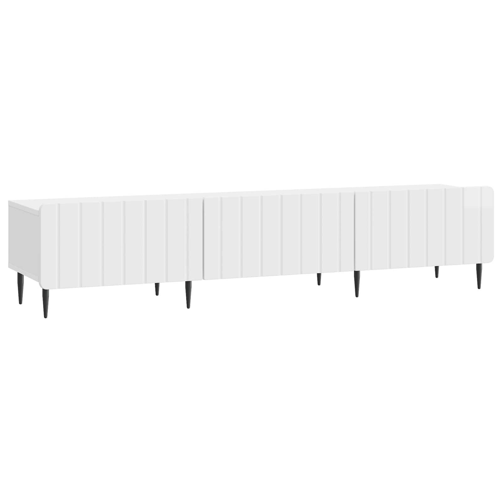 TV-kast met lade Hoogglans Wit 147 x 34,5 x 32 cm Bewerkt hout is nu te koop bij PeponiXL, paradijselijk wonen!