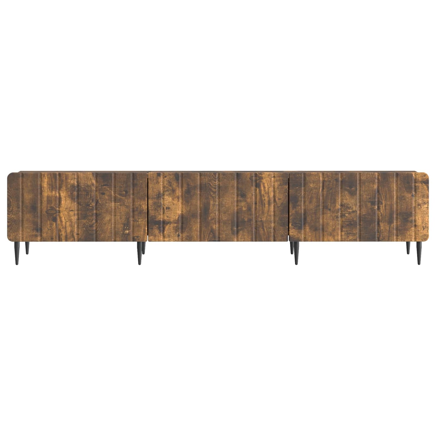 TV-kast met lade Gerookt eiken 147 x 34,5 x 32 cm Bewerkt hout is nu te koop bij PeponiXL, paradijselijk wonen!