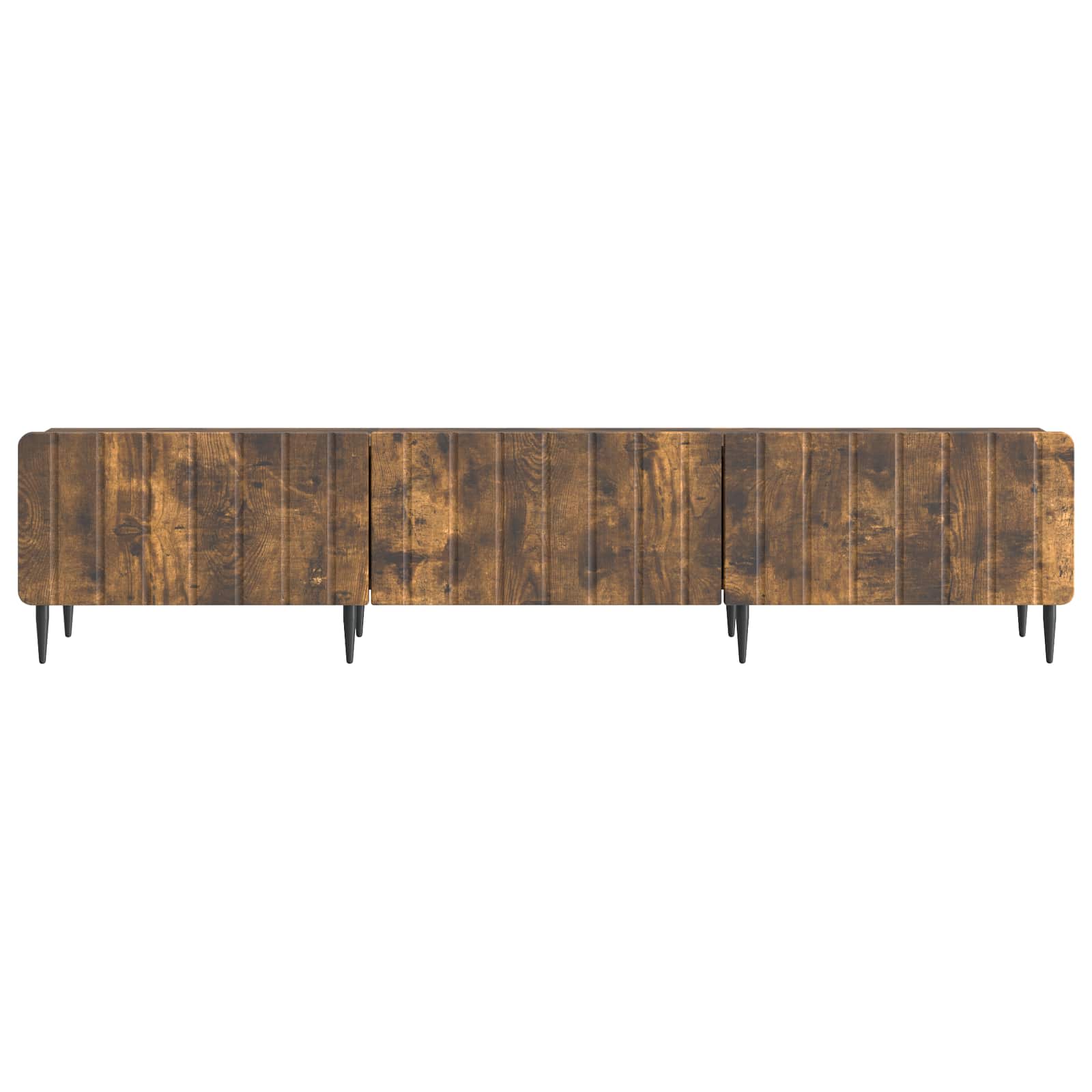 TV-kast met lade Gerookt eiken 147 x 34,5 x 32 cm Bewerkt hout is nu te koop bij PeponiXL, paradijselijk wonen!