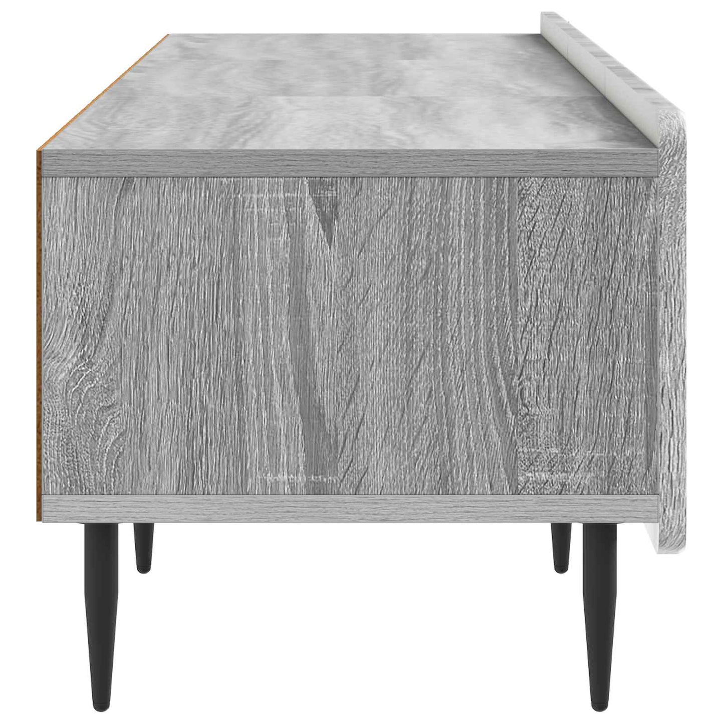 TV-kast met lade Grijs sonoma 147 x 34,5 x 32 cm Bewerkt hout is nu te koop bij PeponiXL, paradijselijk wonen!