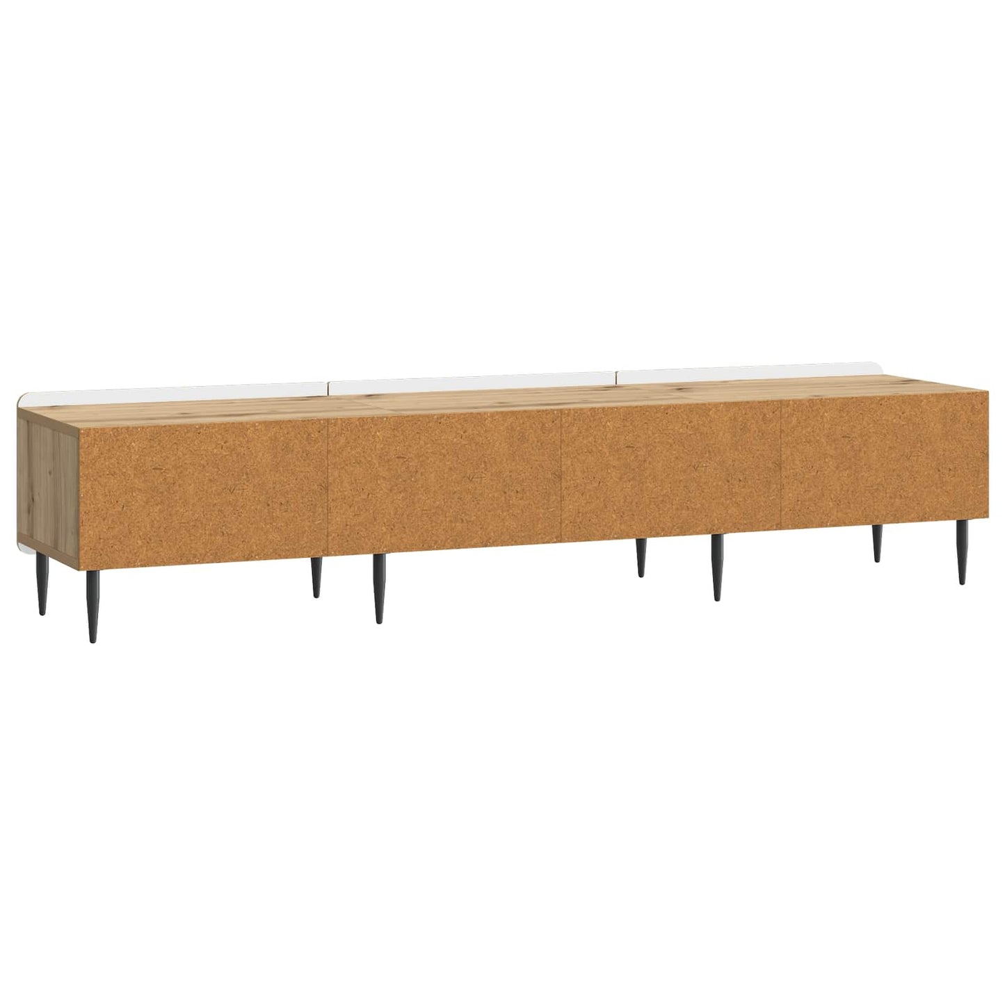 TV-kast Artisanaal eiken 147 x 34,5 x 32 cm Bewerkt hout is nu te koop bij PeponiXL, paradijselijk wonen!