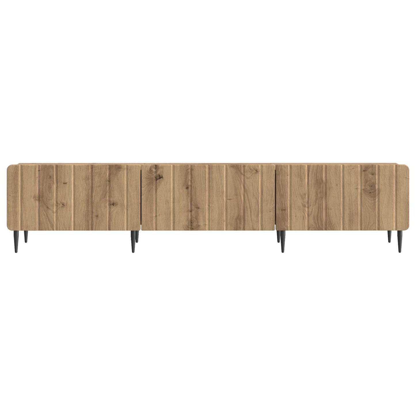 TV-kast Artisanaal eiken 147 x 34,5 x 32 cm Bewerkt hout is nu te koop bij PeponiXL, paradijselijk wonen!